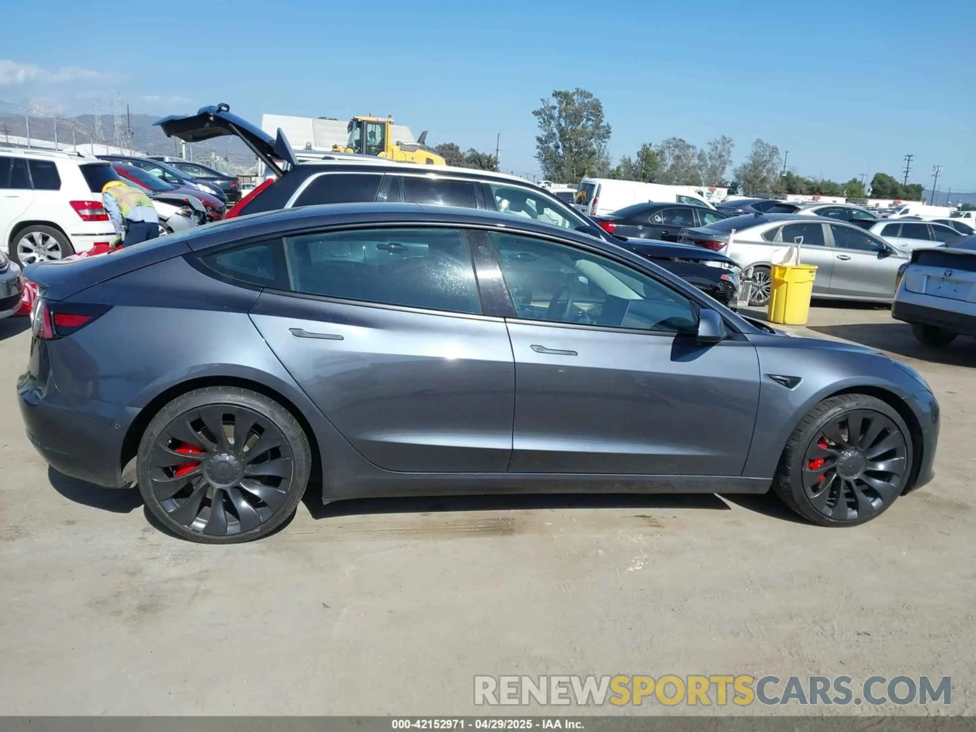 12 Photograph of a damaged car 5YJ3E1EC0NF270037 TESLA MODEL 3 2022