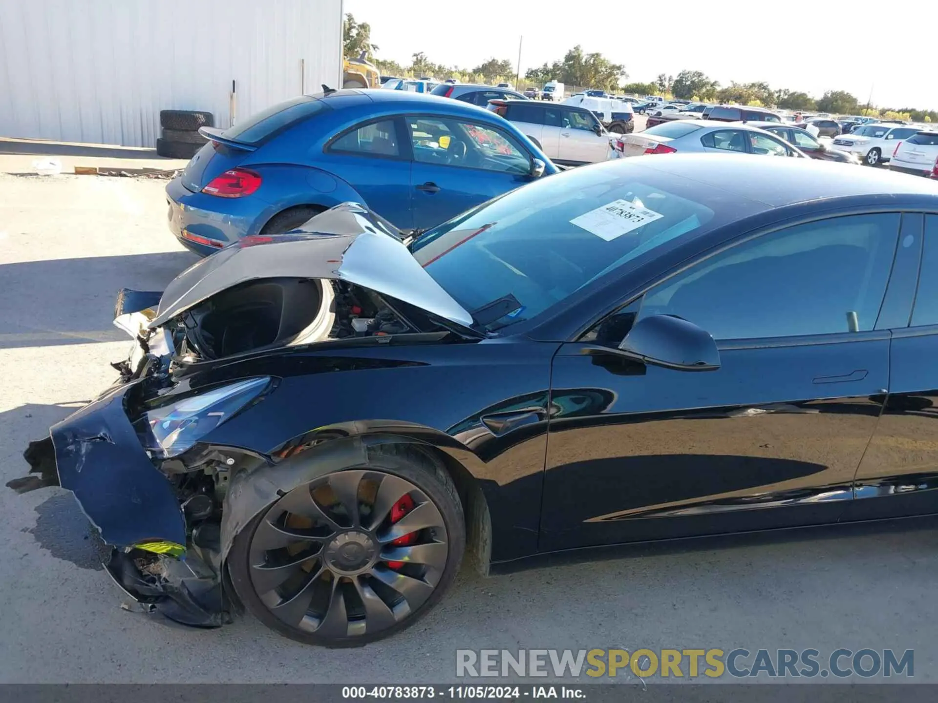 19 Photograph of a damaged car 5YJ3E1EC0NF295830 TESLA MODEL 3 2022