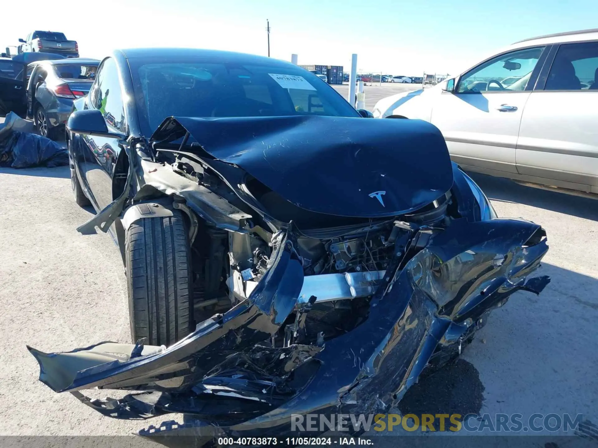 6 Photograph of a damaged car 5YJ3E1EC0NF295830 TESLA MODEL 3 2022