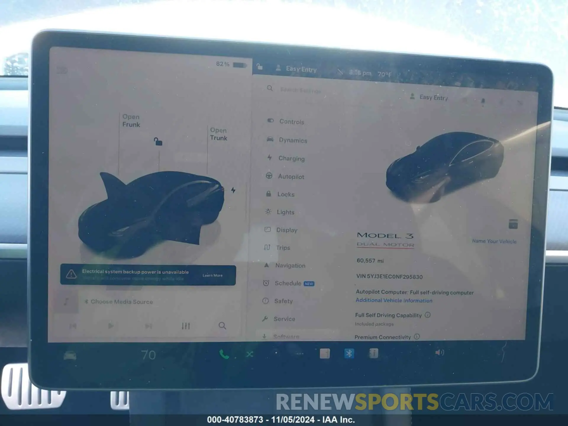 7 Photograph of a damaged car 5YJ3E1EC0NF295830 TESLA MODEL 3 2022