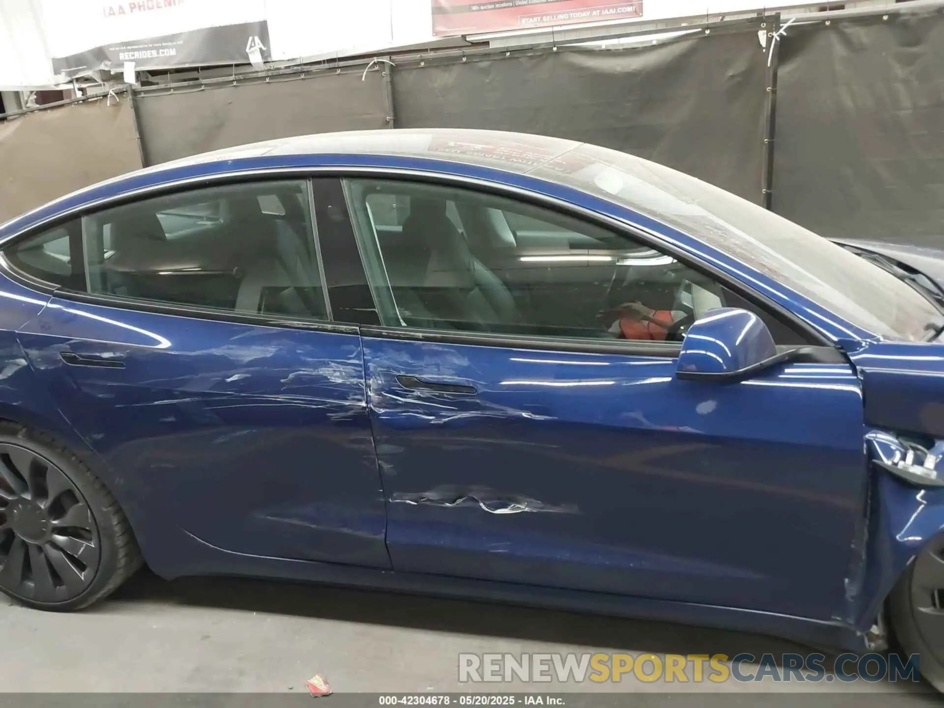 12 Фотография поврежденного автомобиля 5YJ3E1EC1NF104786 TESLA MODEL 3 2022