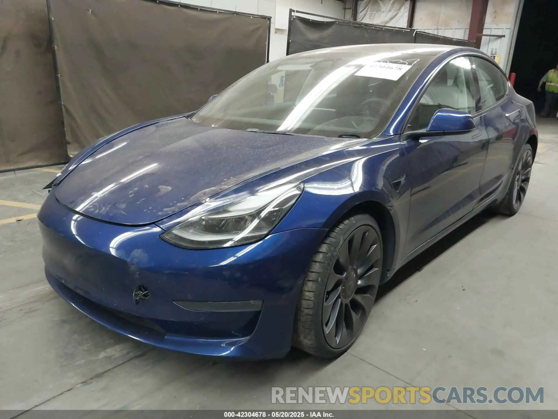 2 Фотография поврежденного автомобиля 5YJ3E1EC1NF104786 TESLA MODEL 3 2022
