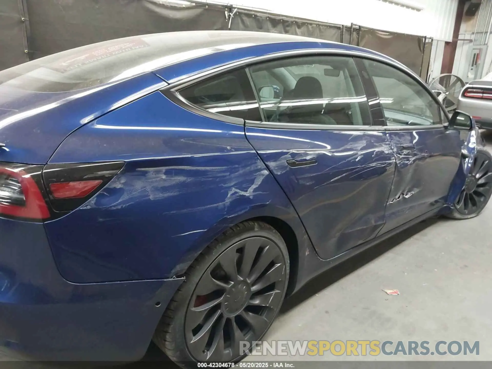 6 Фотография поврежденного автомобиля 5YJ3E1EC1NF104786 TESLA MODEL 3 2022