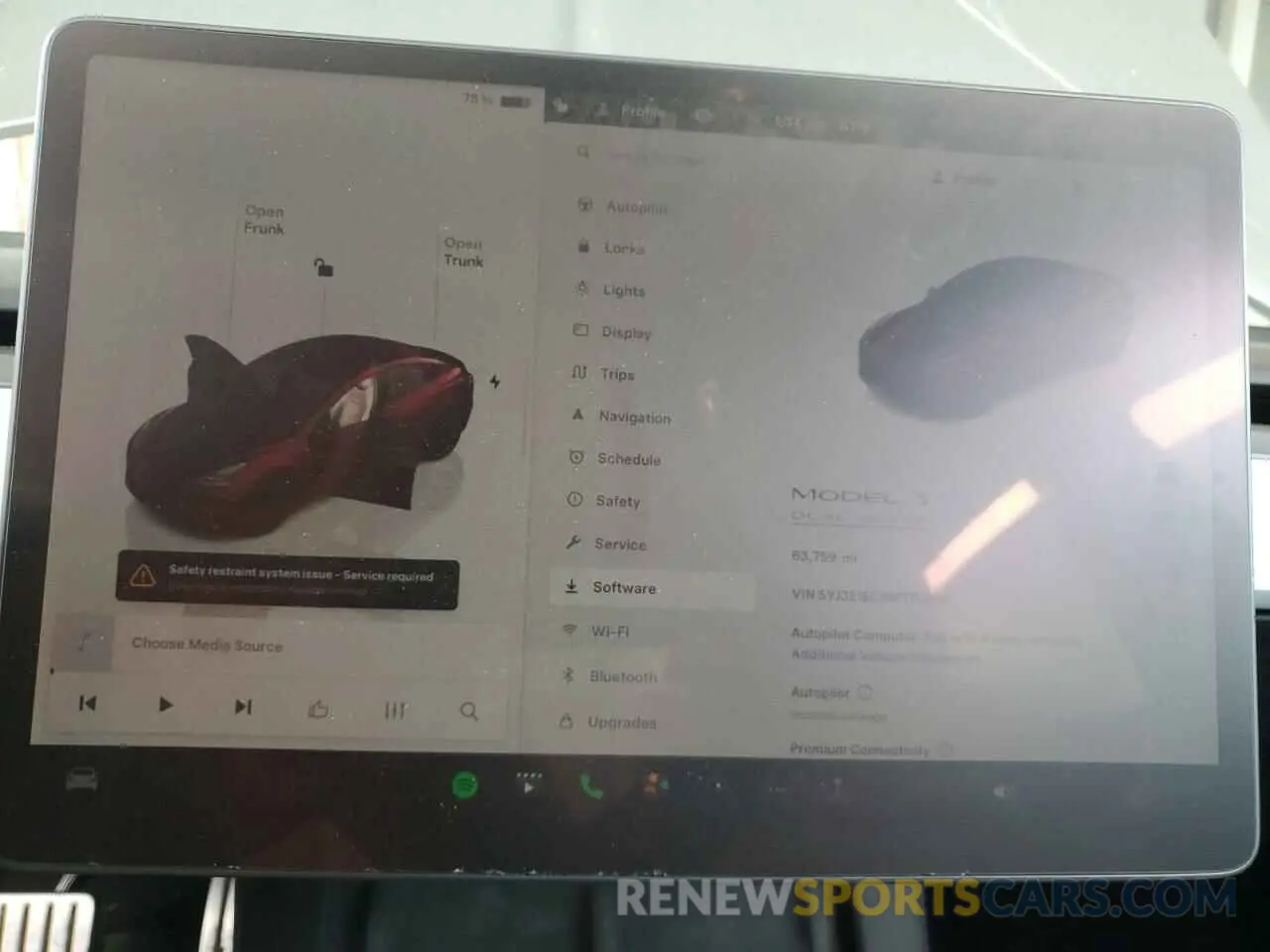 9 Фотография поврежденного автомобиля 5YJ3E1EC1NF170240 TESLA MODEL 3 2022