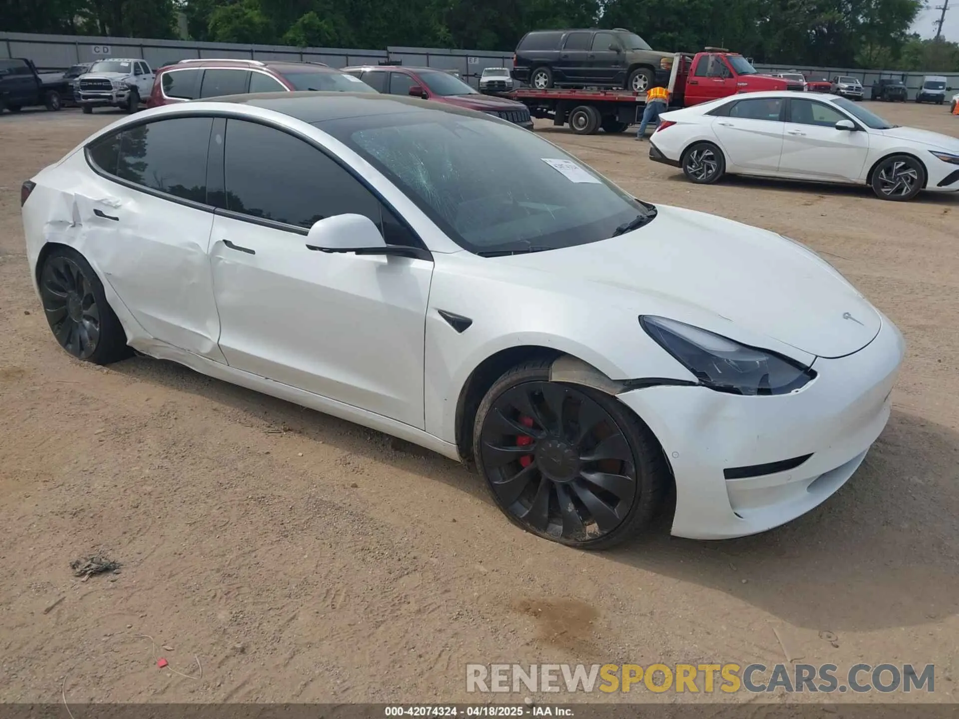 1 Фотография поврежденного автомобиля 5YJ3E1EC1NF294332 TESLA MODEL 3 2022