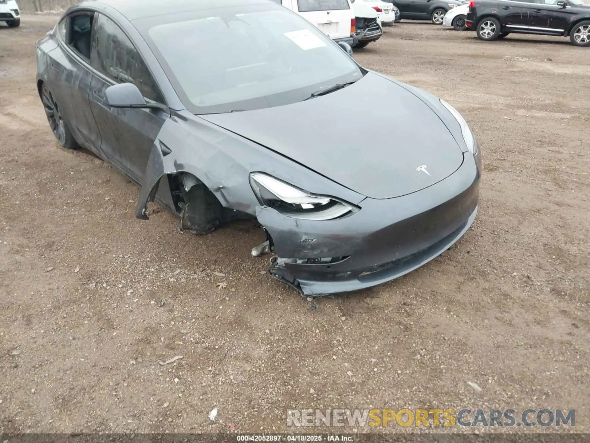 19 Фотография поврежденного автомобиля 5YJ3E1EC1NF330567 TESLA MODEL 3 2022
