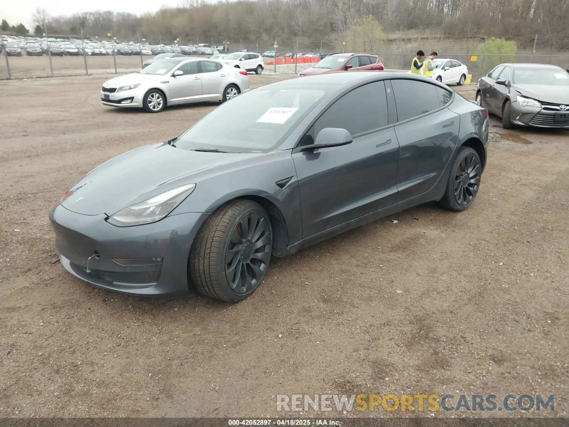 2 Фотография поврежденного автомобиля 5YJ3E1EC1NF330567 TESLA MODEL 3 2022