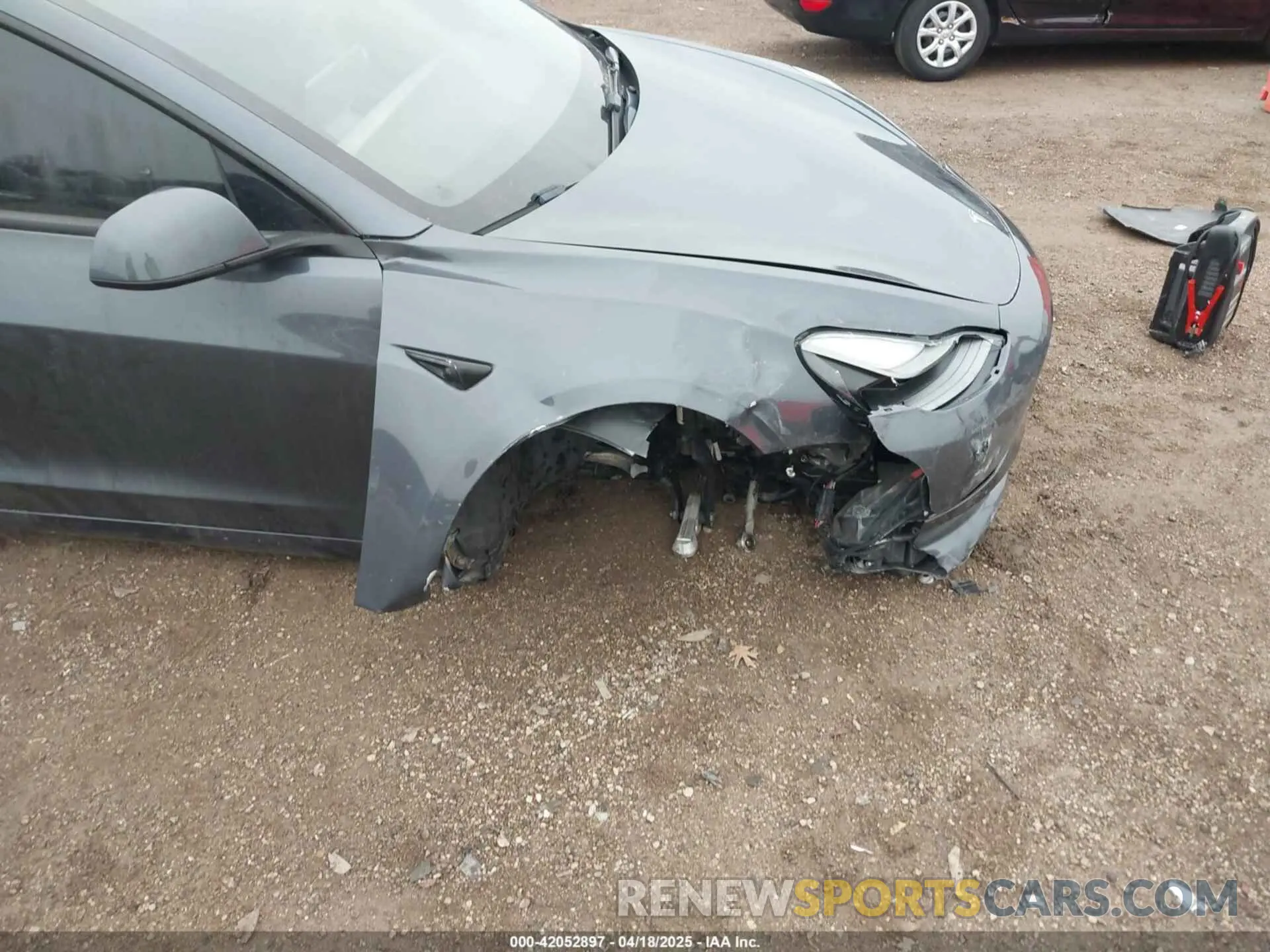 6 Фотография поврежденного автомобиля 5YJ3E1EC1NF330567 TESLA MODEL 3 2022