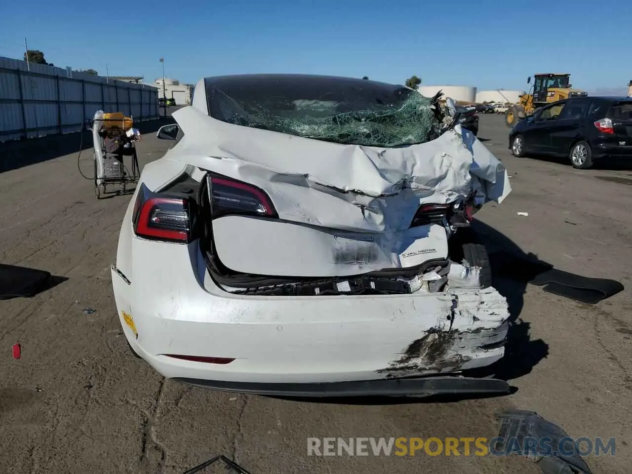 6 Photograph of a damaged car 5YJ3E1EC1NF353041 TESLA MODEL 3 2022