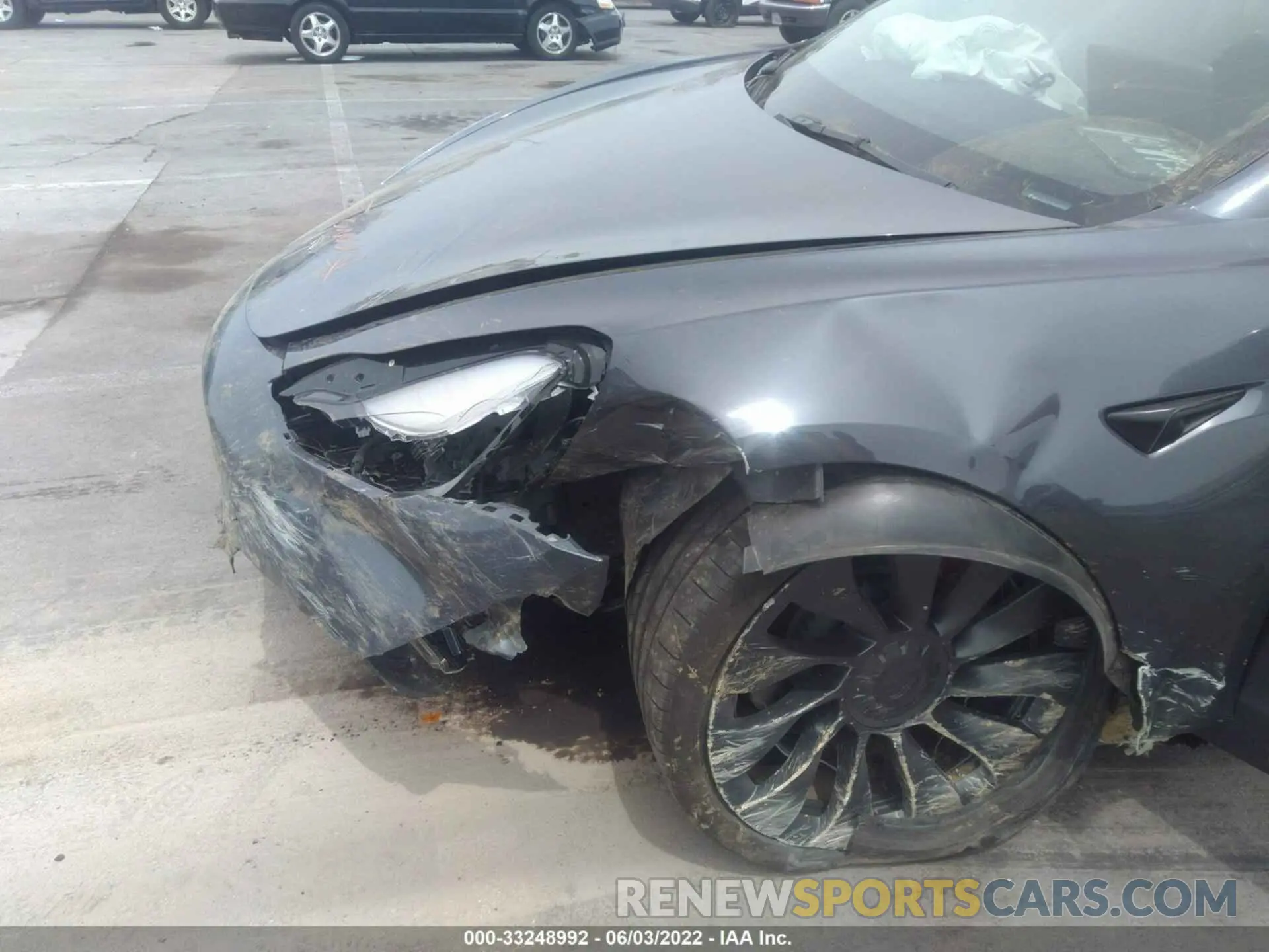 6 Photograph of a damaged car 5YJ3E1EC2NF132337 TESLA MODEL 3 2022