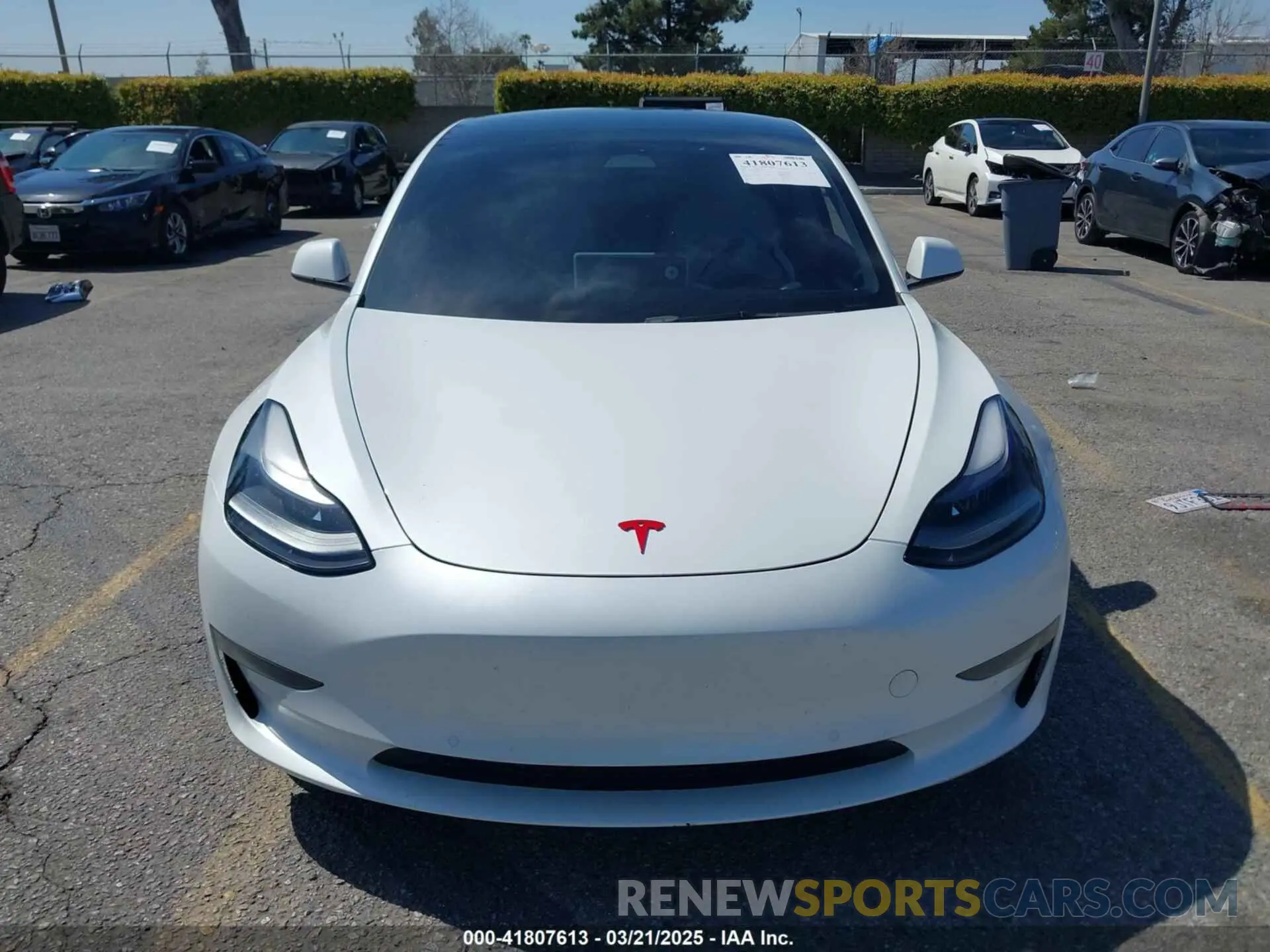 12 Photograph of a damaged car 5YJ3E1EC2NF176127 TESLA MODEL 3 2022