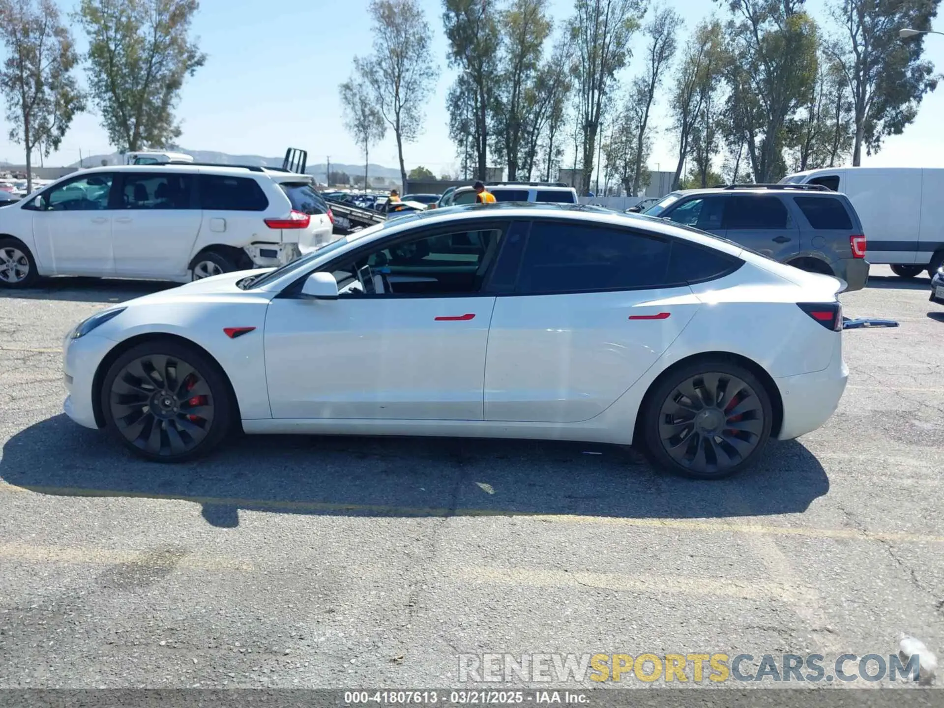14 Photograph of a damaged car 5YJ3E1EC2NF176127 TESLA MODEL 3 2022