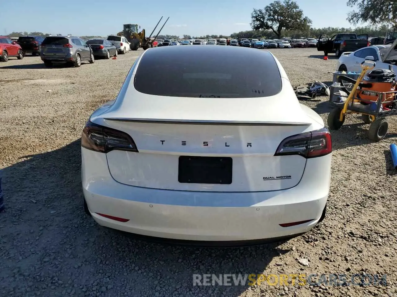 6 Photograph of a damaged car 5YJ3E1EC2NF195969 TESLA MODEL 3 2022