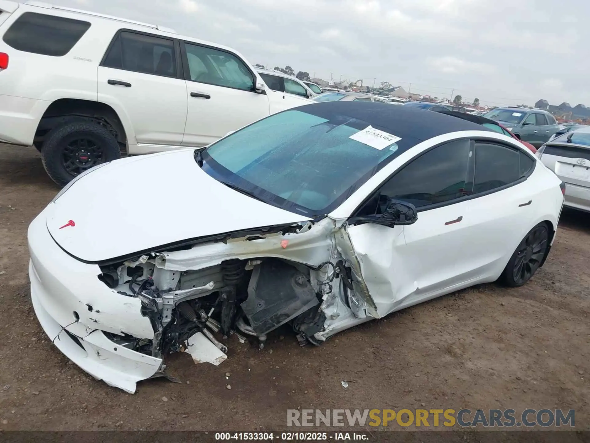 6 Фотография поврежденного автомобиля 5YJ3E1EC2NF295330 TESLA MODEL 3 2022