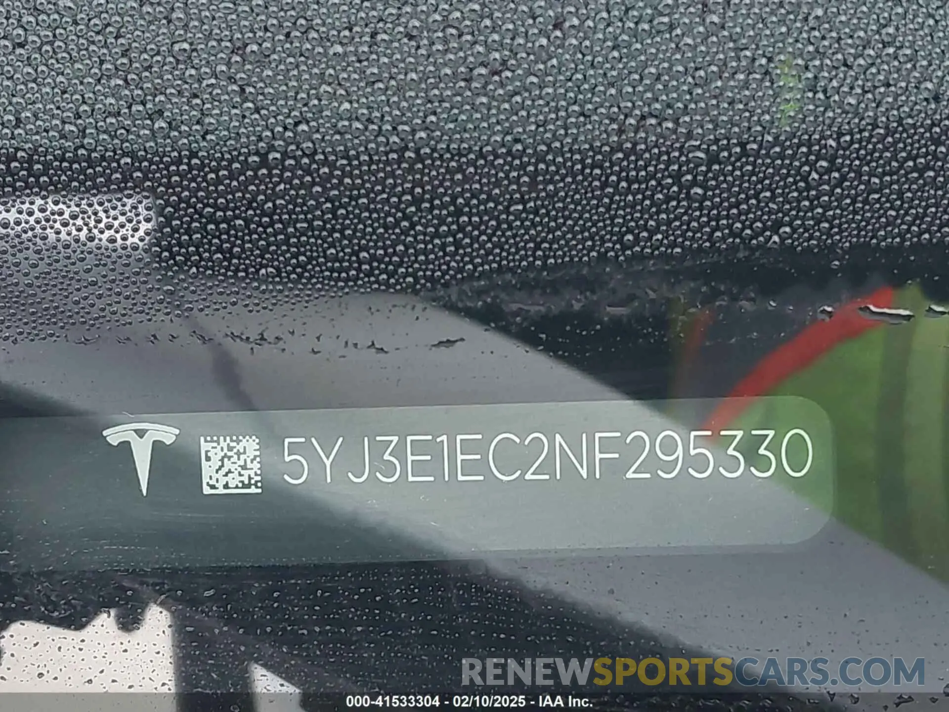 9 Фотография поврежденного автомобиля 5YJ3E1EC2NF295330 TESLA MODEL 3 2022