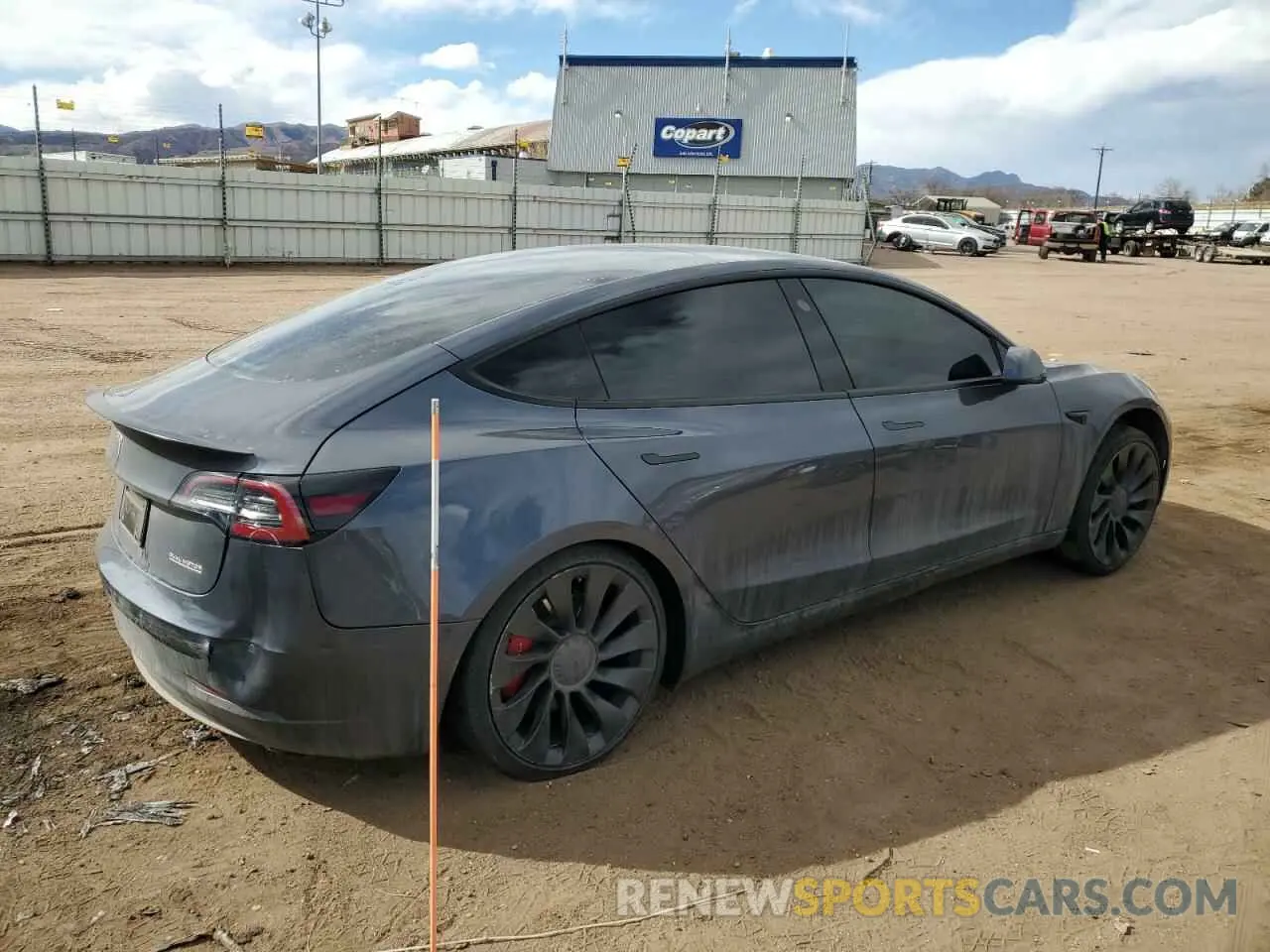 3 Фотография поврежденного автомобиля 5YJ3E1EC2NF357843 TESLA MODEL 3 2022