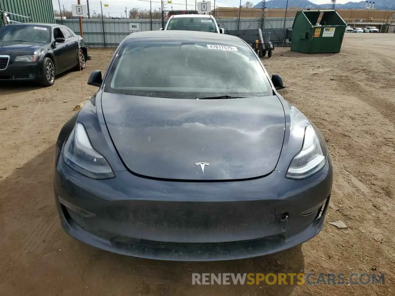 5 Фотография поврежденного автомобиля 5YJ3E1EC2NF357843 TESLA MODEL 3 2022