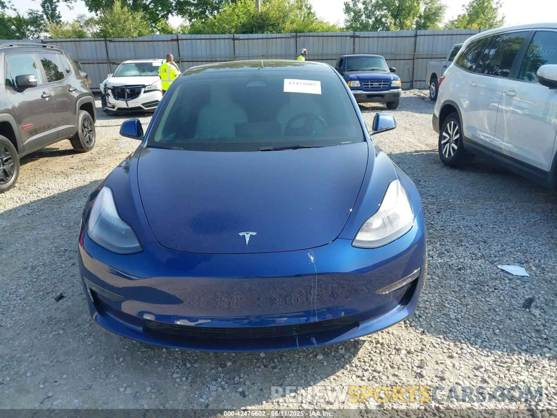 13 Photograph of a damaged car 5YJ3E1EC3NF118592 TESLA MODEL 3 2022