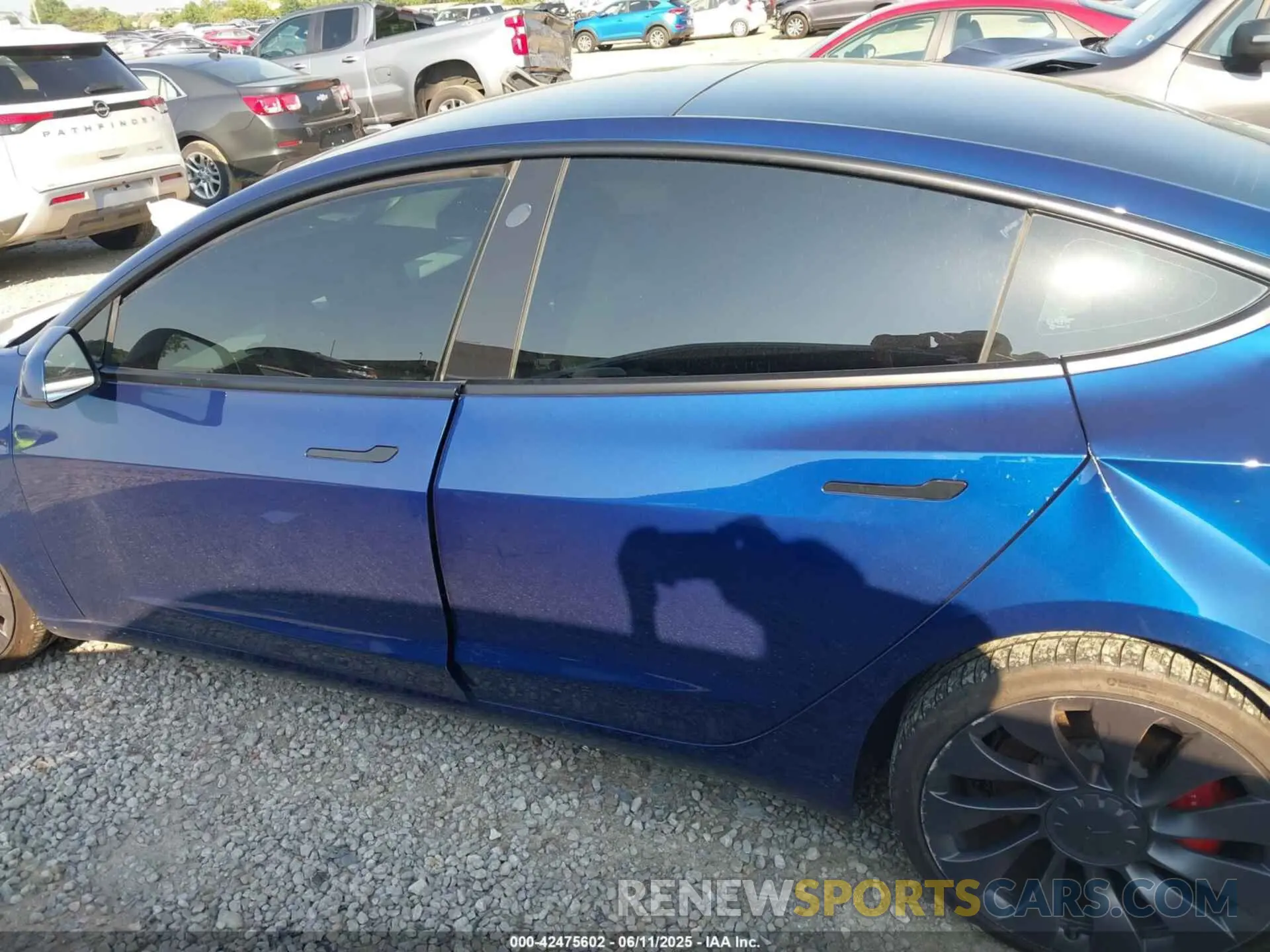 15 Photograph of a damaged car 5YJ3E1EC3NF118592 TESLA MODEL 3 2022