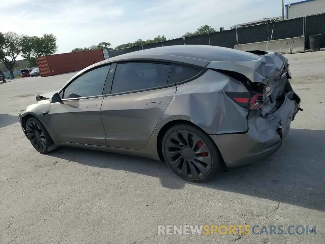2 Фотография поврежденного автомобиля 5YJ3E1EC3NF128202 TESLA MODEL 3 2022