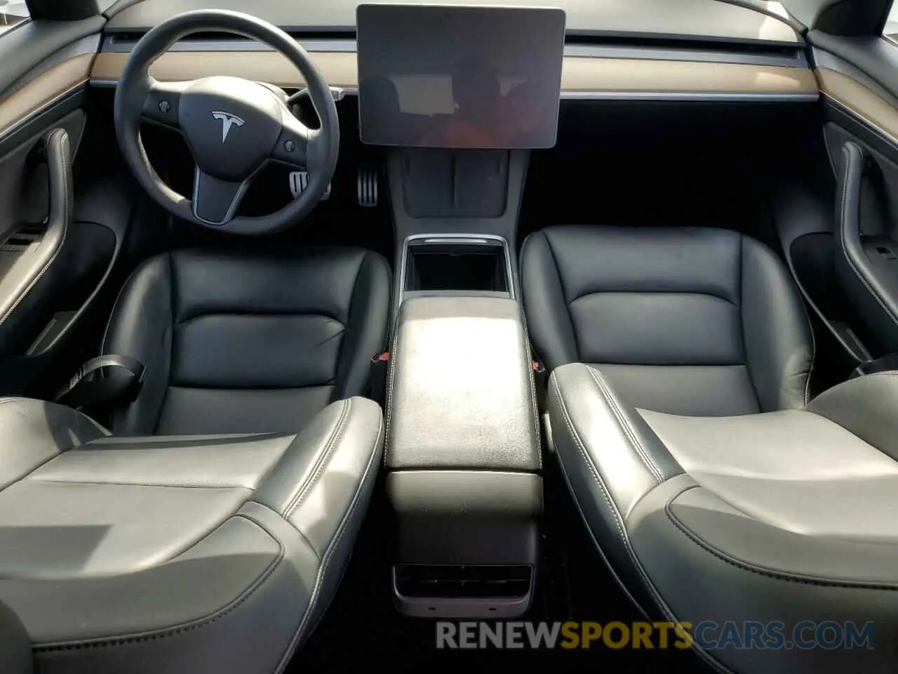 8 Фотография поврежденного автомобиля 5YJ3E1EC3NF128202 TESLA MODEL 3 2022