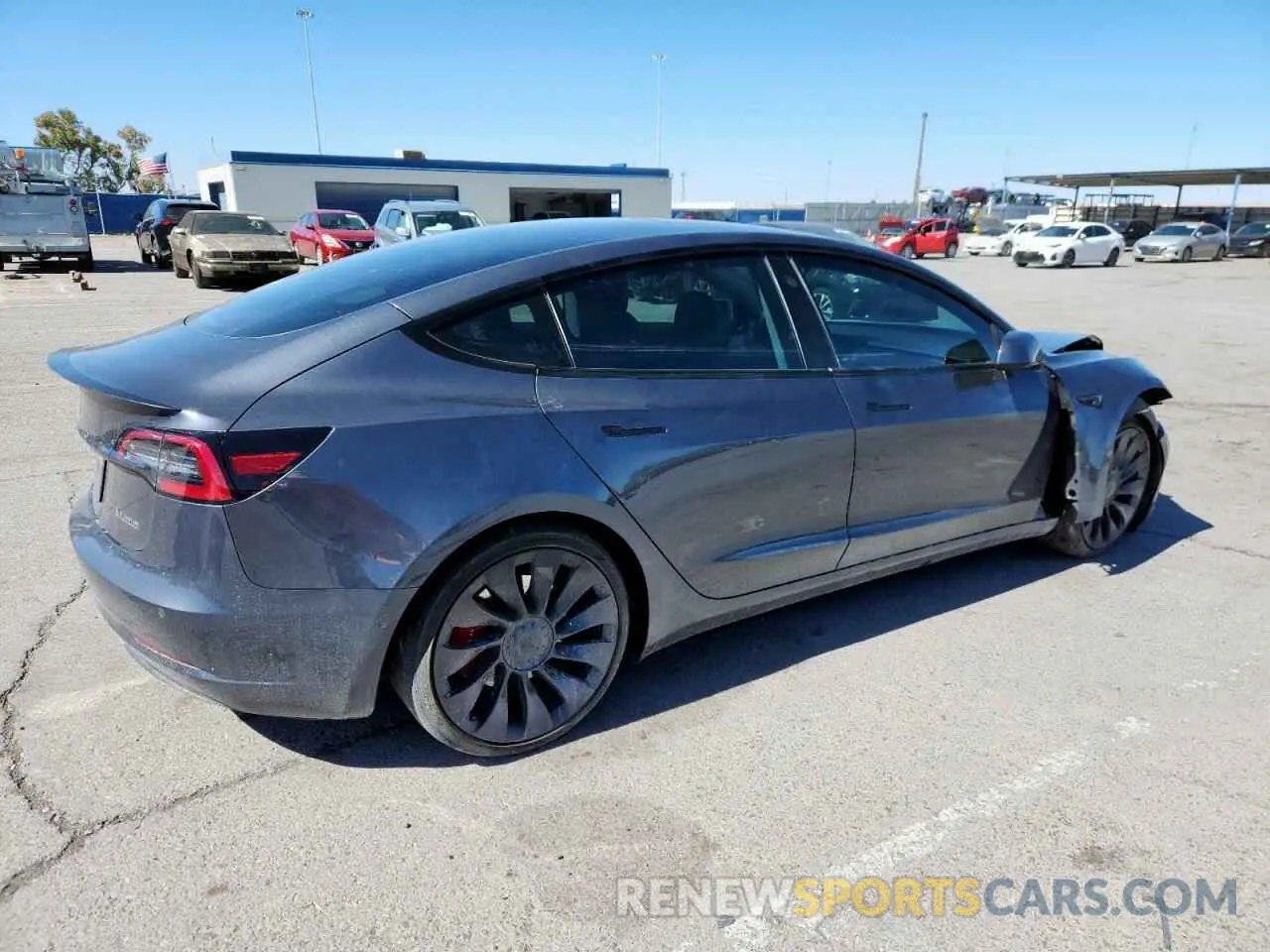 3 Фотография поврежденного автомобиля 5YJ3E1EC3NF144870 TESLA MODEL 3 2022