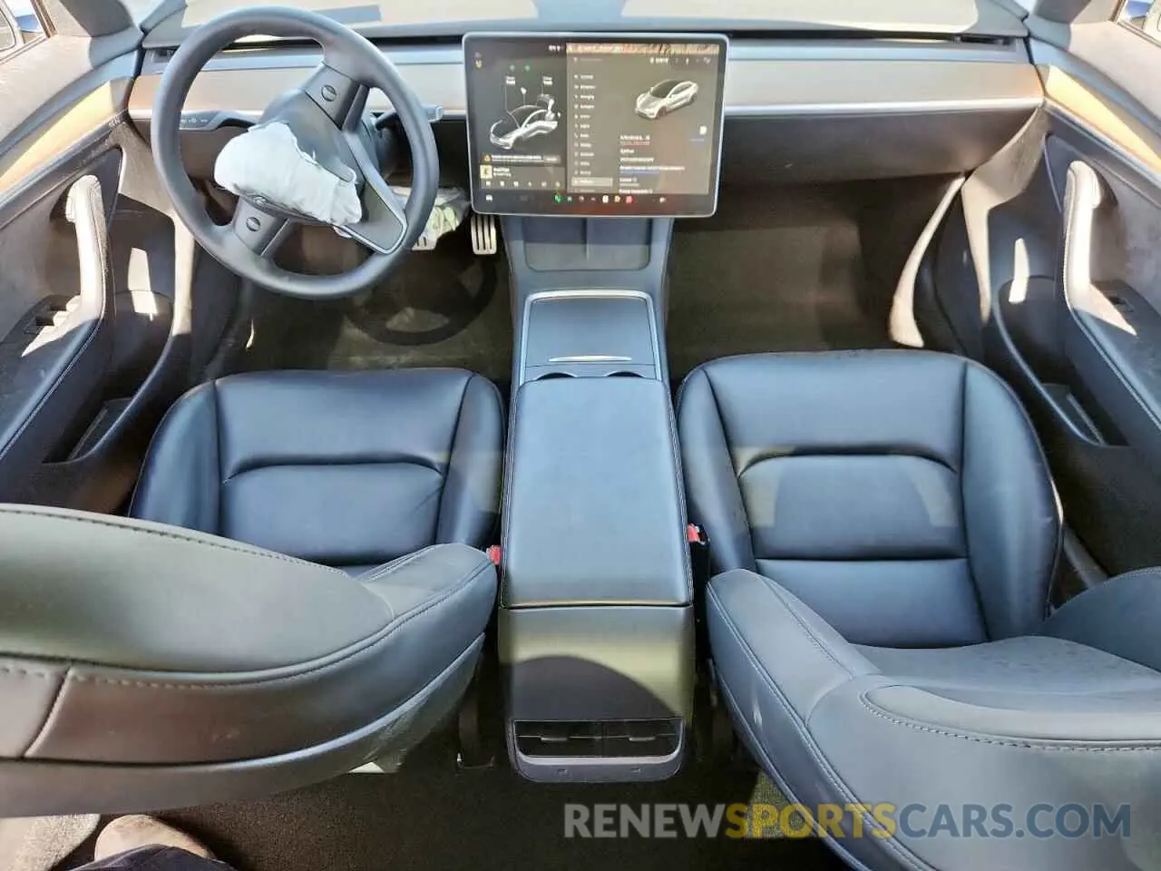 8 Фотография поврежденного автомобиля 5YJ3E1EC3NF144870 TESLA MODEL 3 2022