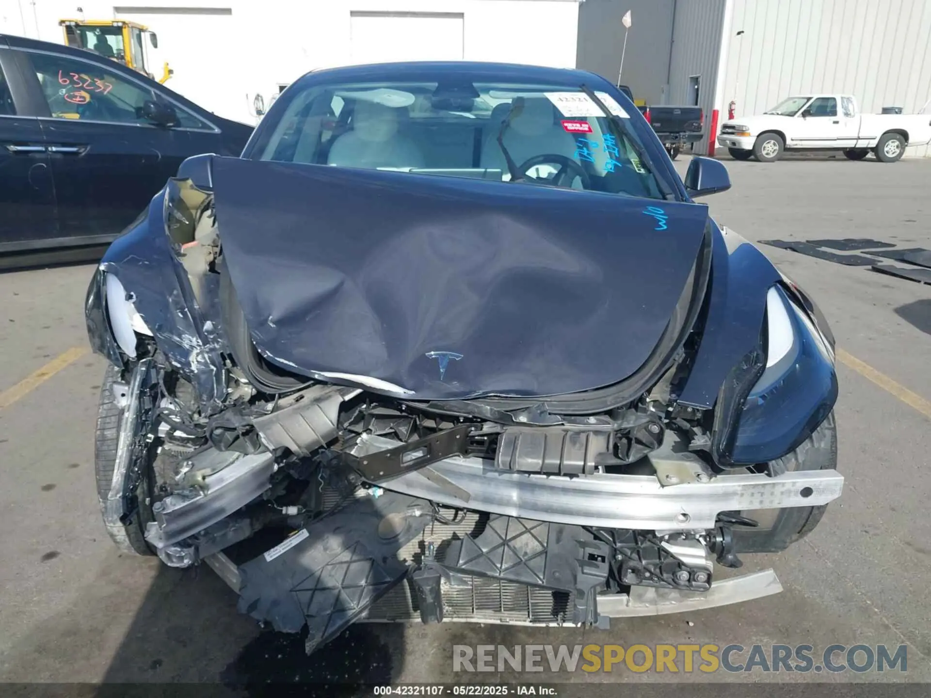13 Photograph of a damaged car 5YJ3E1EC3NF203321 TESLA MODEL 3 2022