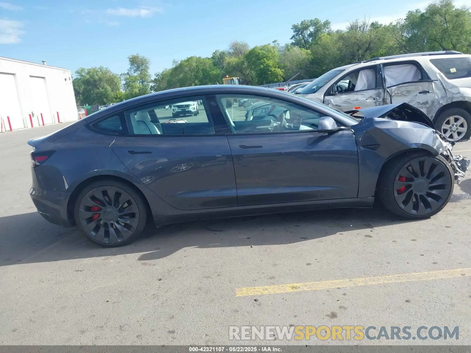 14 Photograph of a damaged car 5YJ3E1EC3NF203321 TESLA MODEL 3 2022