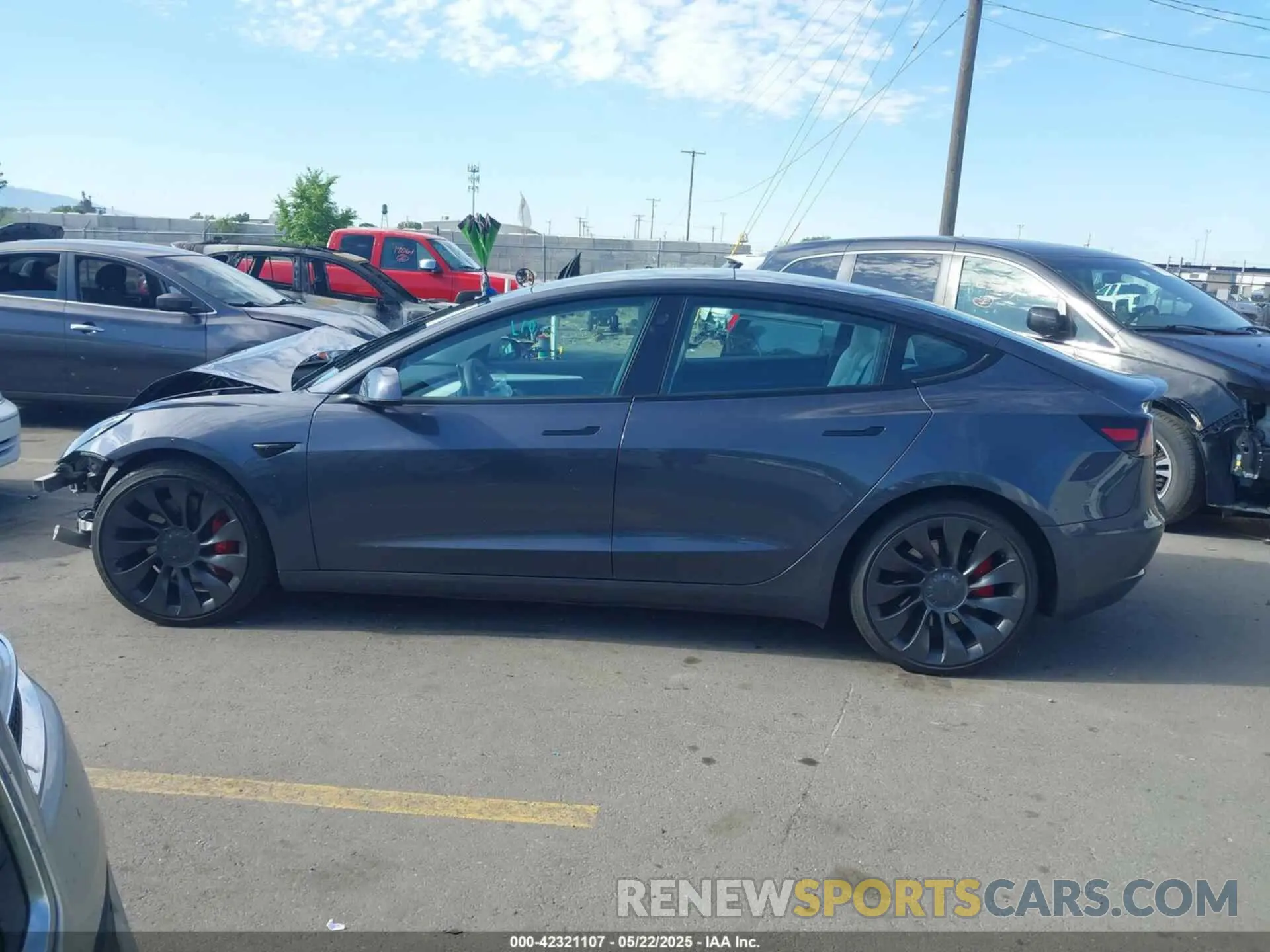 15 Photograph of a damaged car 5YJ3E1EC3NF203321 TESLA MODEL 3 2022