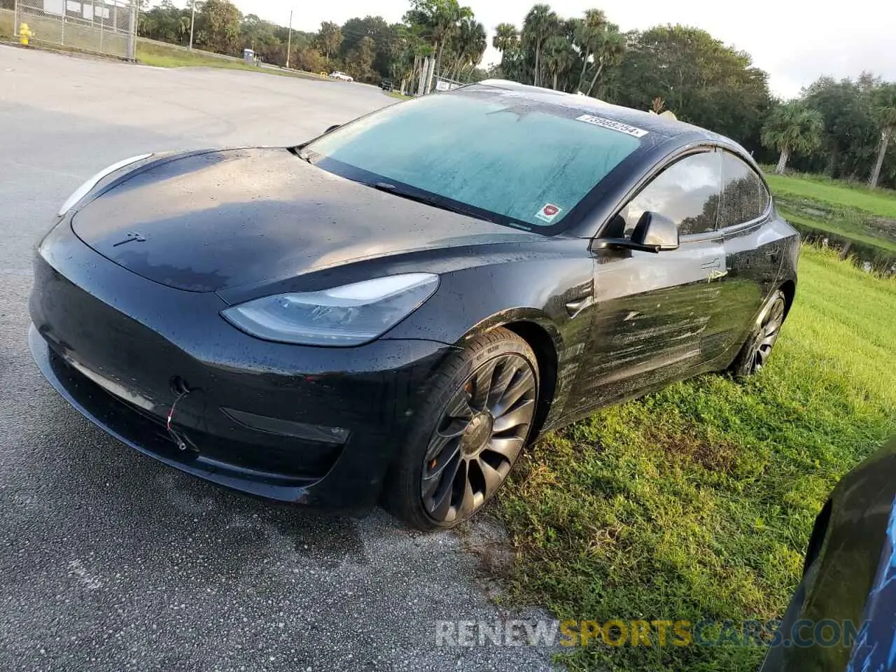 1 Фотография поврежденного автомобиля 5YJ3E1EC3NF254723 TESLA MODEL 3 2022