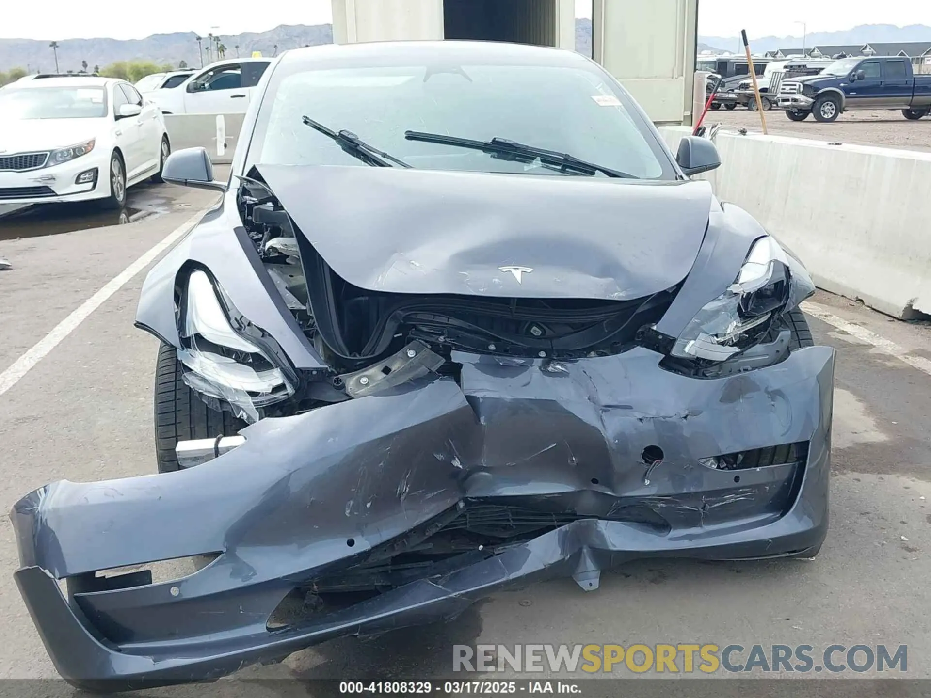 12 Photograph of a damaged car 5YJ3E1EC3NF296891 TESLA MODEL 3 2022