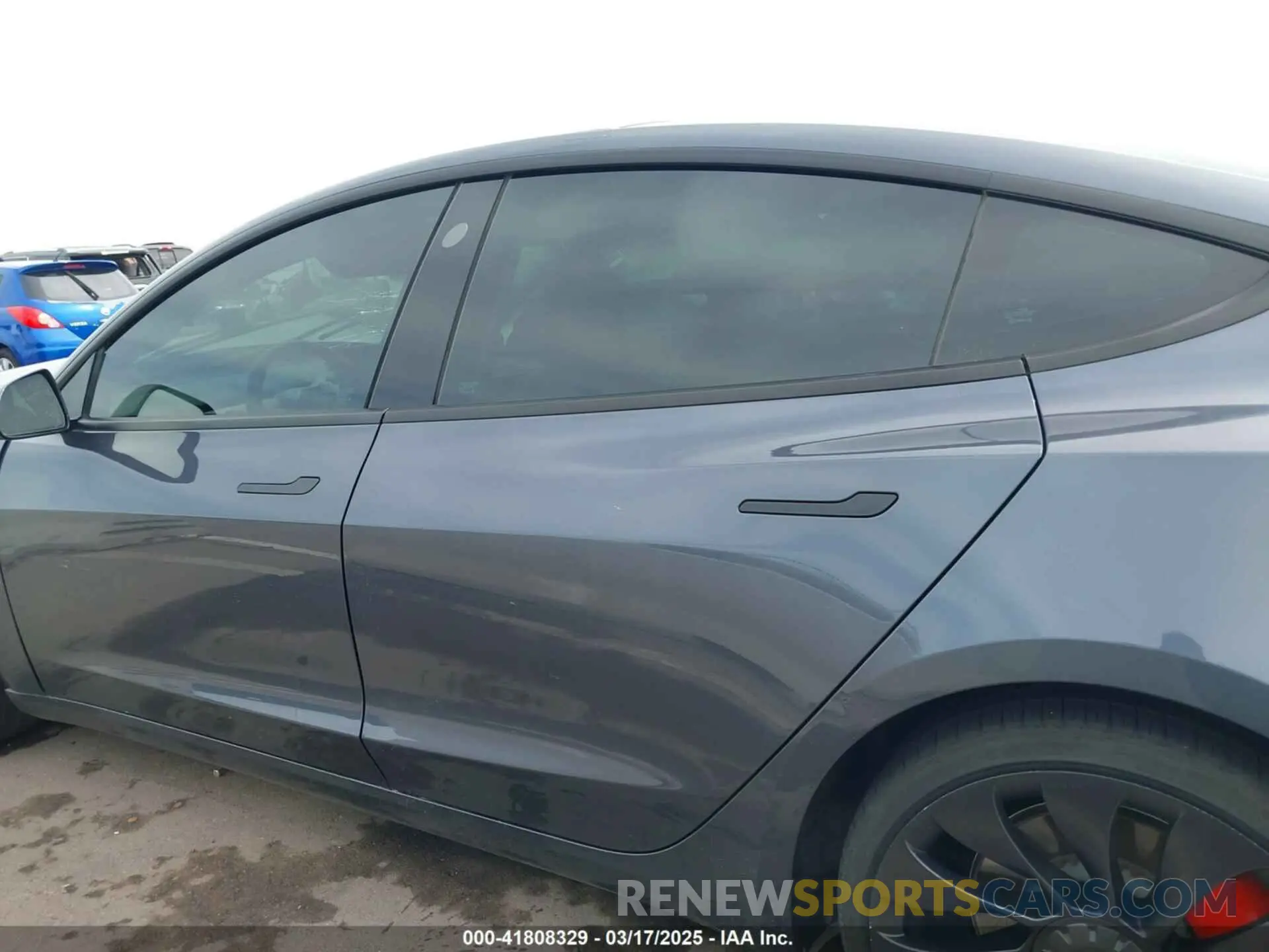 14 Photograph of a damaged car 5YJ3E1EC3NF296891 TESLA MODEL 3 2022