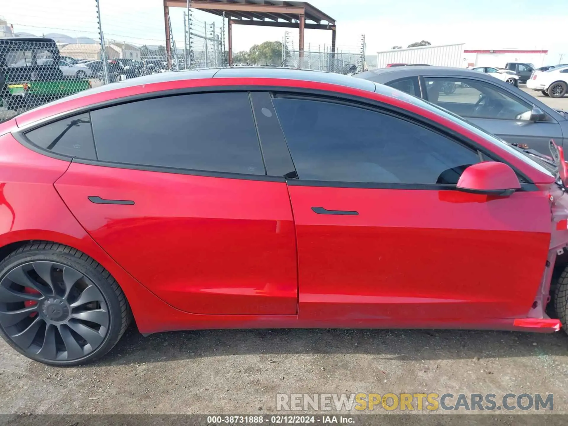 14 Photograph of a damaged car 5YJ3E1EC3NF356040 TESLA MODEL 3 2022