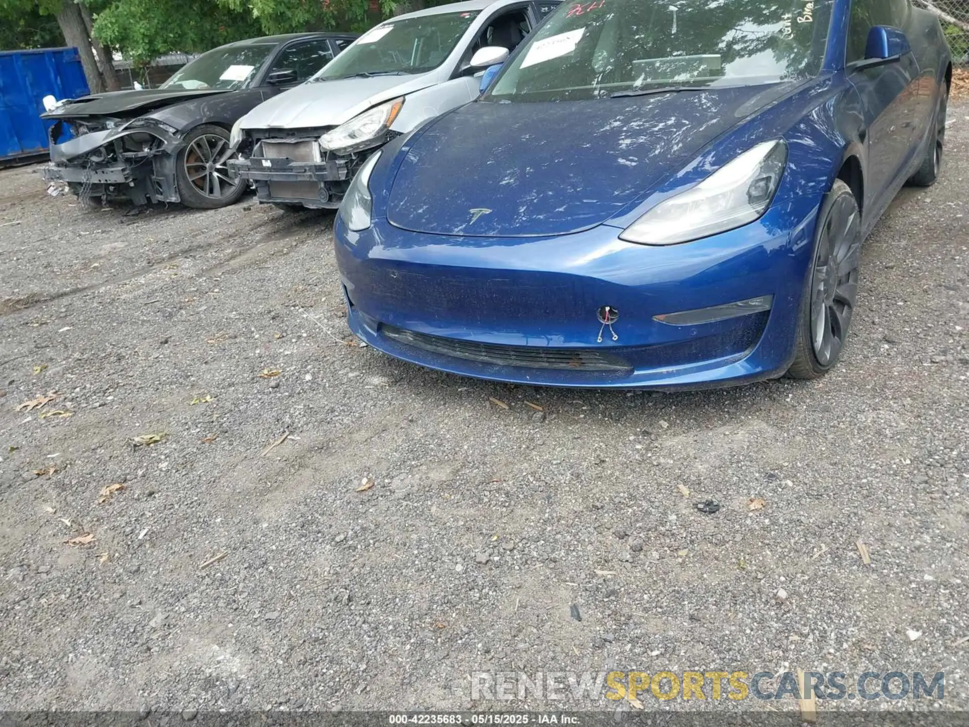 6 Photograph of a damaged car 5YJ3E1EC4NF125289 TESLA MODEL 3 2022