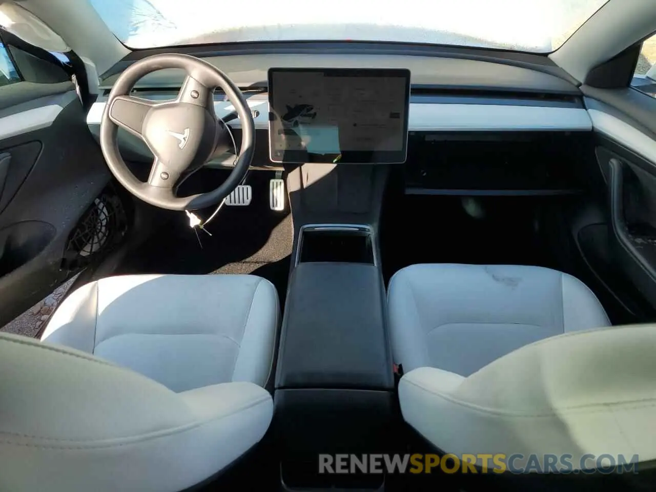 8 Photograph of a damaged car 5YJ3E1EC4NF269389 TESLA MODEL 3 2022