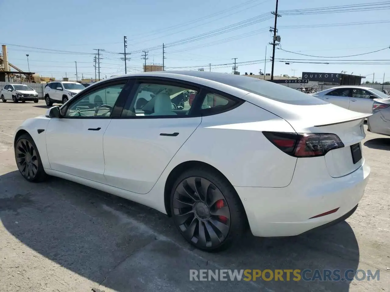 2 Photograph of a damaged car 5YJ3E1EC4NF320941 TESLA MODEL 3 2022