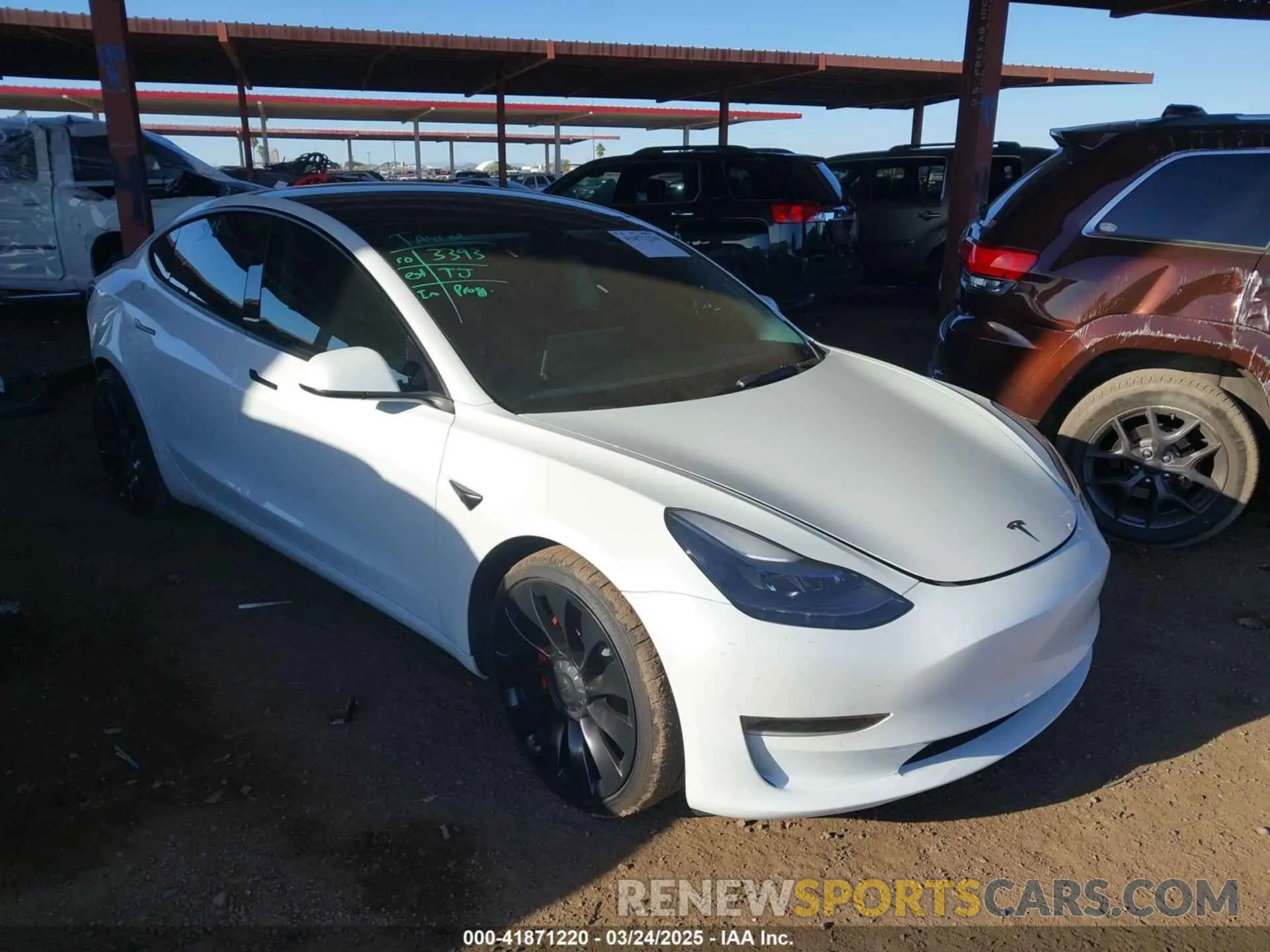 1 Фотография поврежденного автомобиля 5YJ3E1EC4NF342227 TESLA MODEL 3 2022