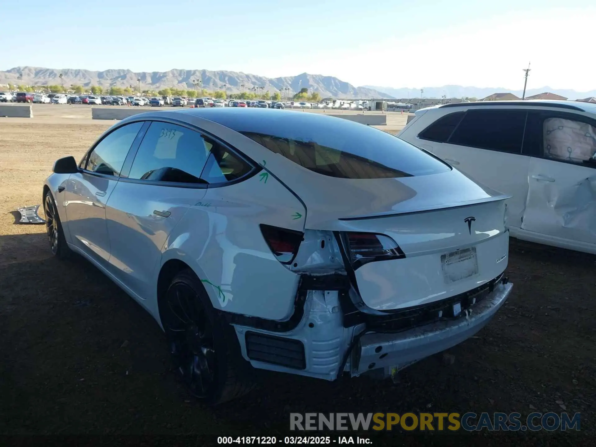3 Фотография поврежденного автомобиля 5YJ3E1EC4NF342227 TESLA MODEL 3 2022