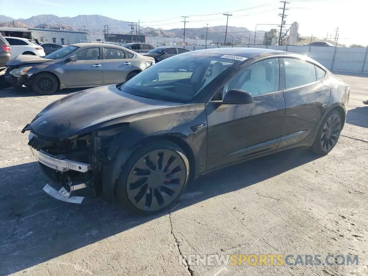 1 Фотография поврежденного автомобиля 5YJ3E1EC5NF120456 TESLA MODEL 3 2022