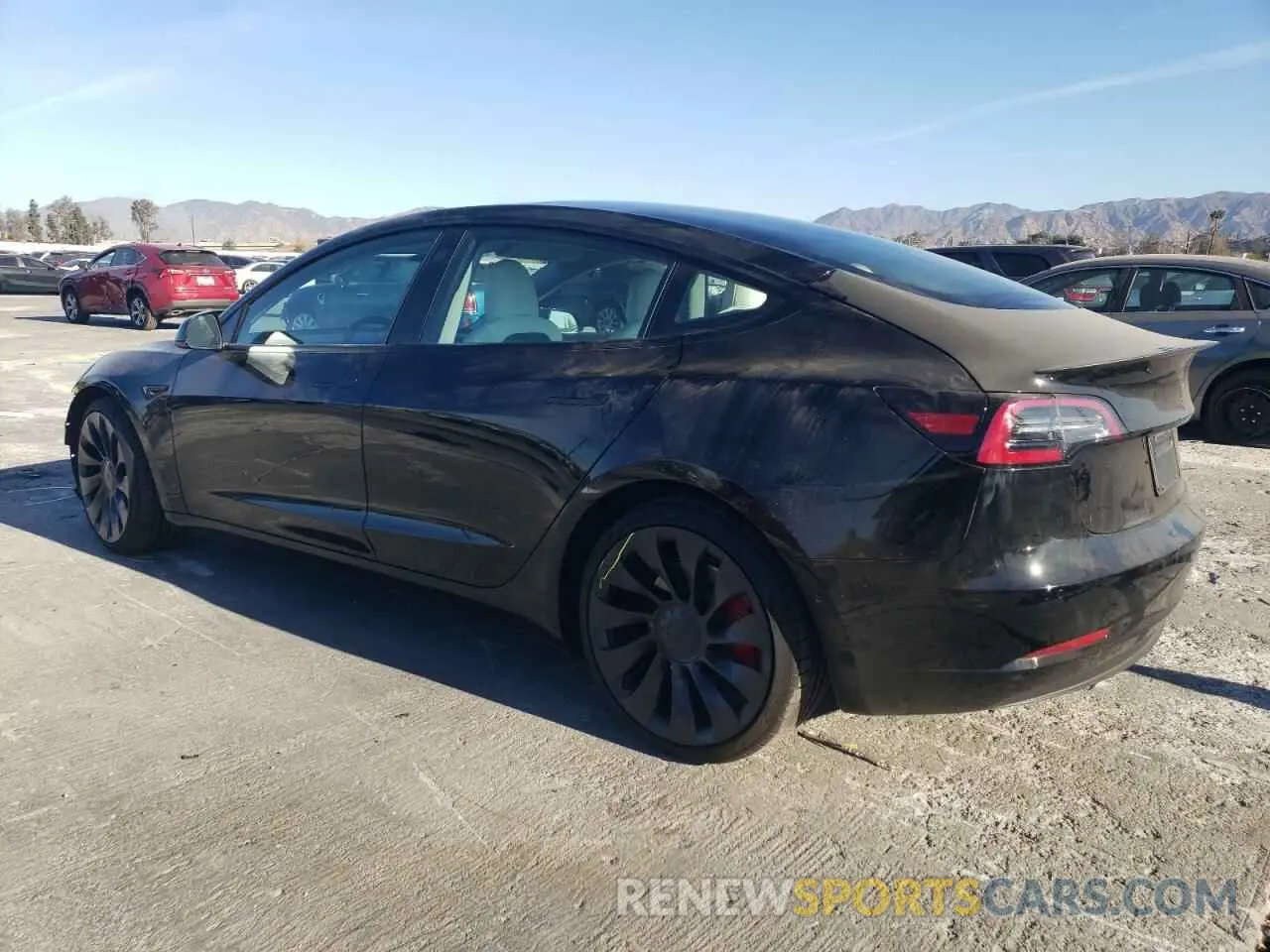 2 Фотография поврежденного автомобиля 5YJ3E1EC5NF120456 TESLA MODEL 3 2022