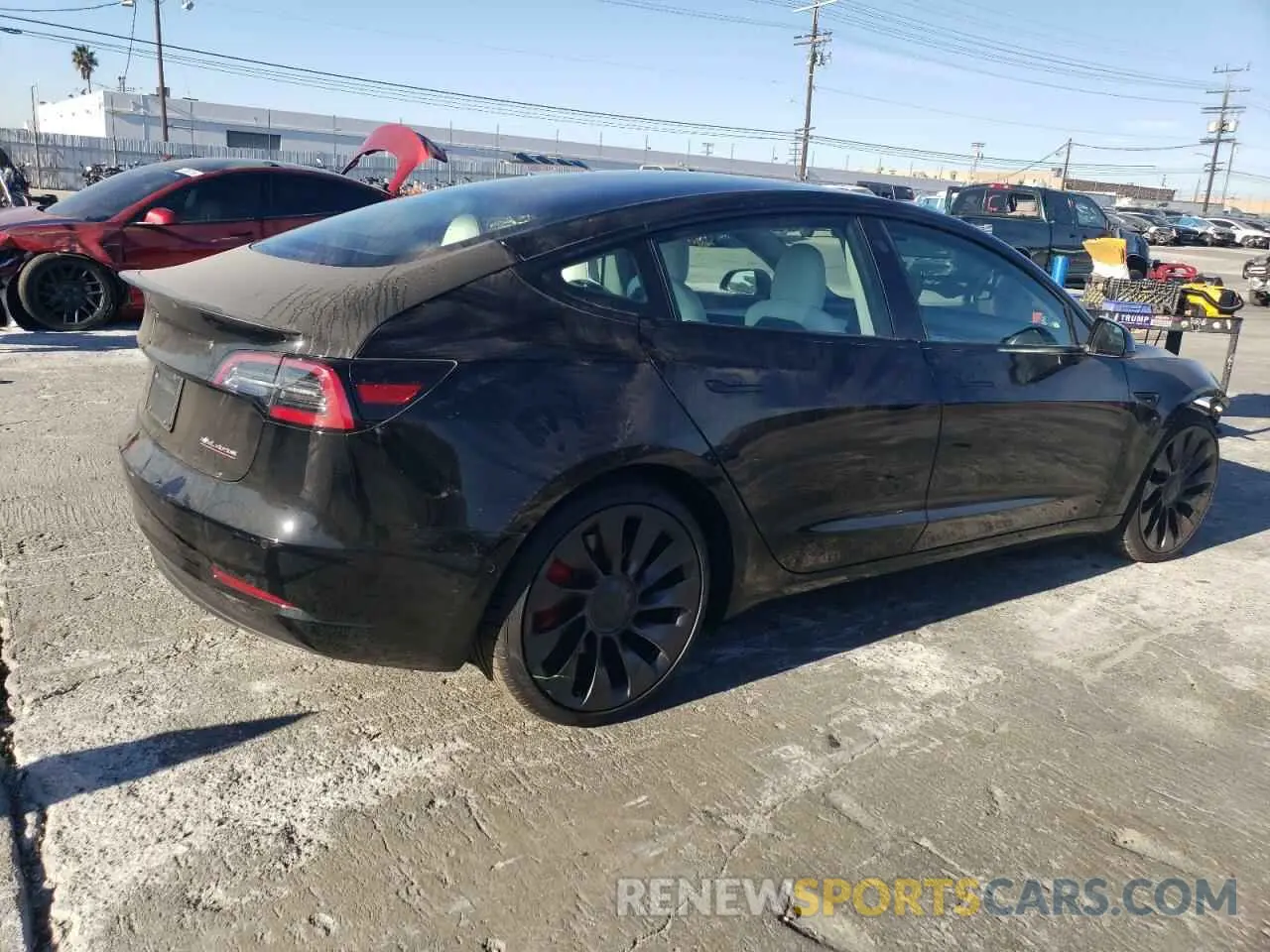 3 Фотография поврежденного автомобиля 5YJ3E1EC5NF120456 TESLA MODEL 3 2022