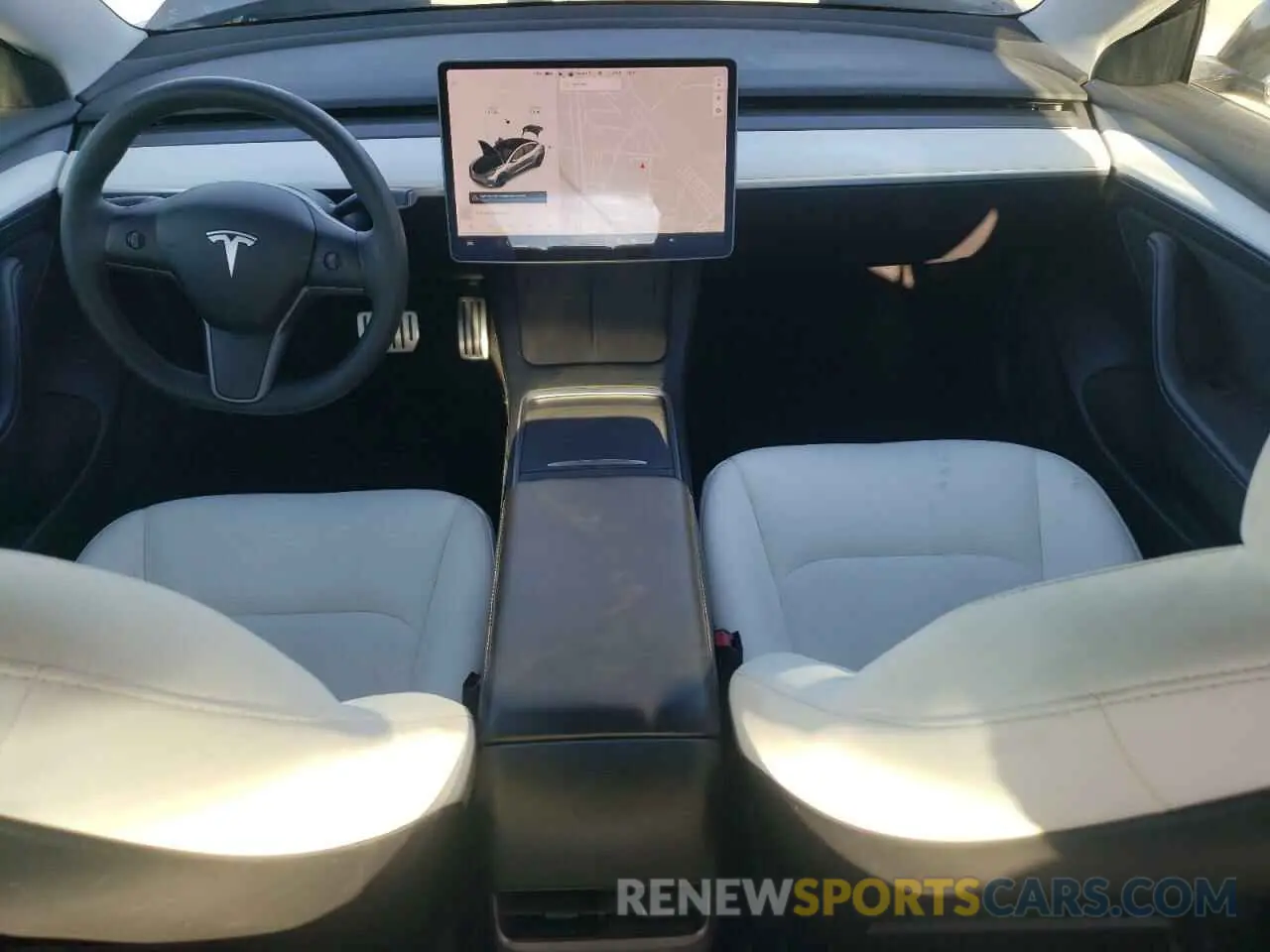 8 Фотография поврежденного автомобиля 5YJ3E1EC5NF120456 TESLA MODEL 3 2022
