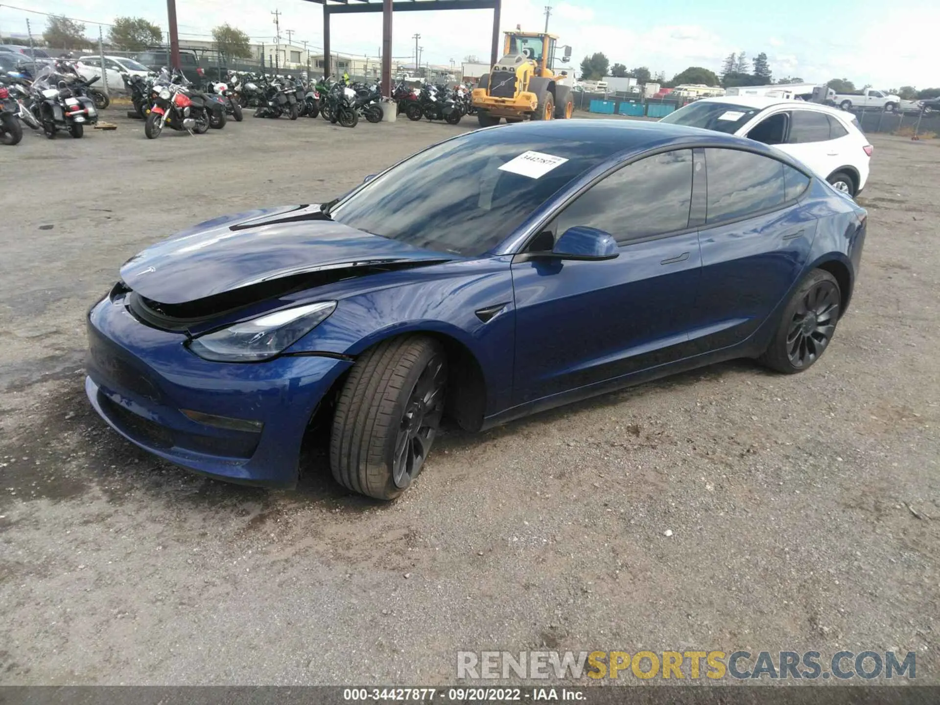 2 Фотография поврежденного автомобиля 5YJ3E1EC5NF267294 TESLA MODEL 3 2022