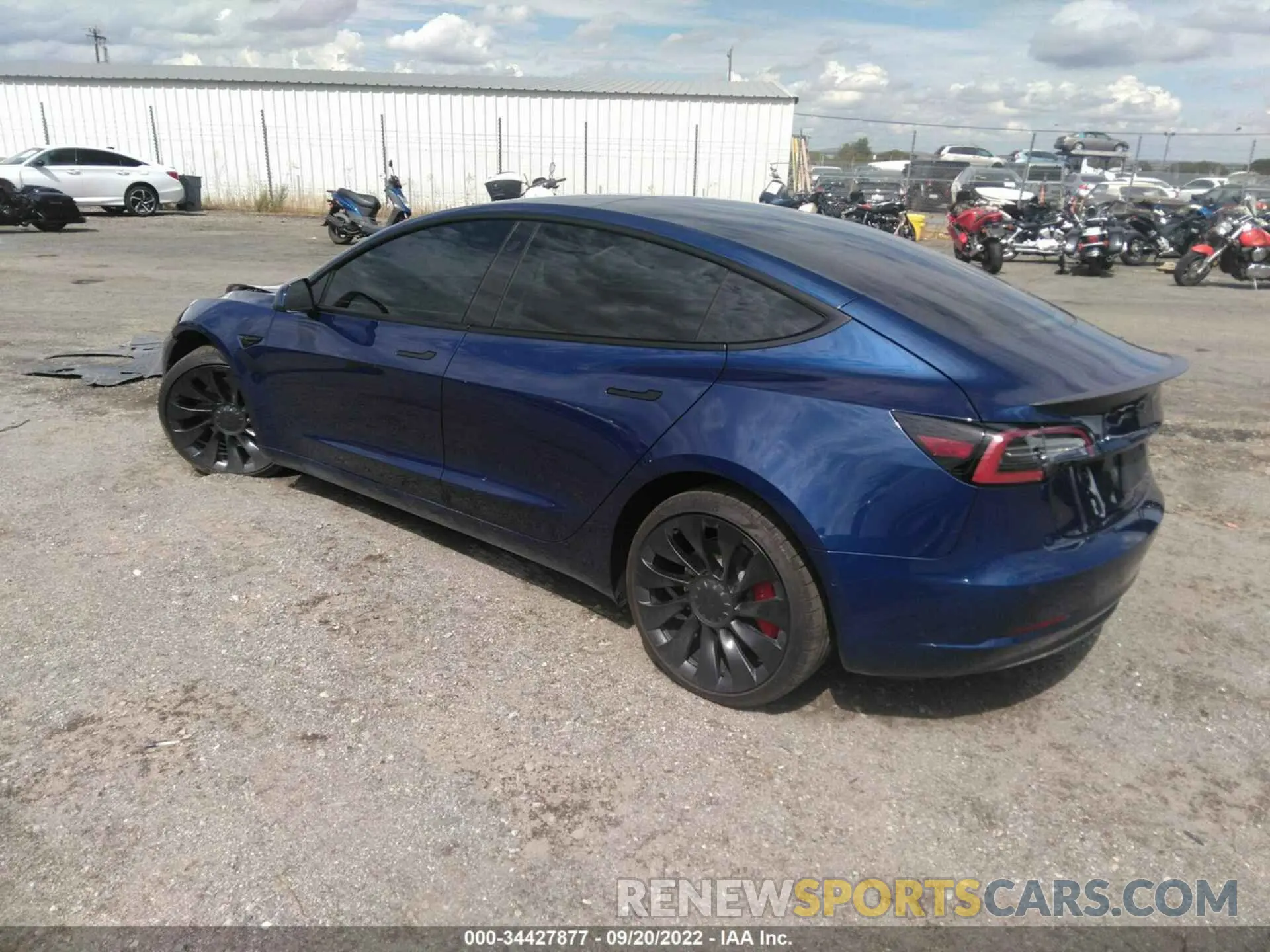 3 Фотография поврежденного автомобиля 5YJ3E1EC5NF267294 TESLA MODEL 3 2022