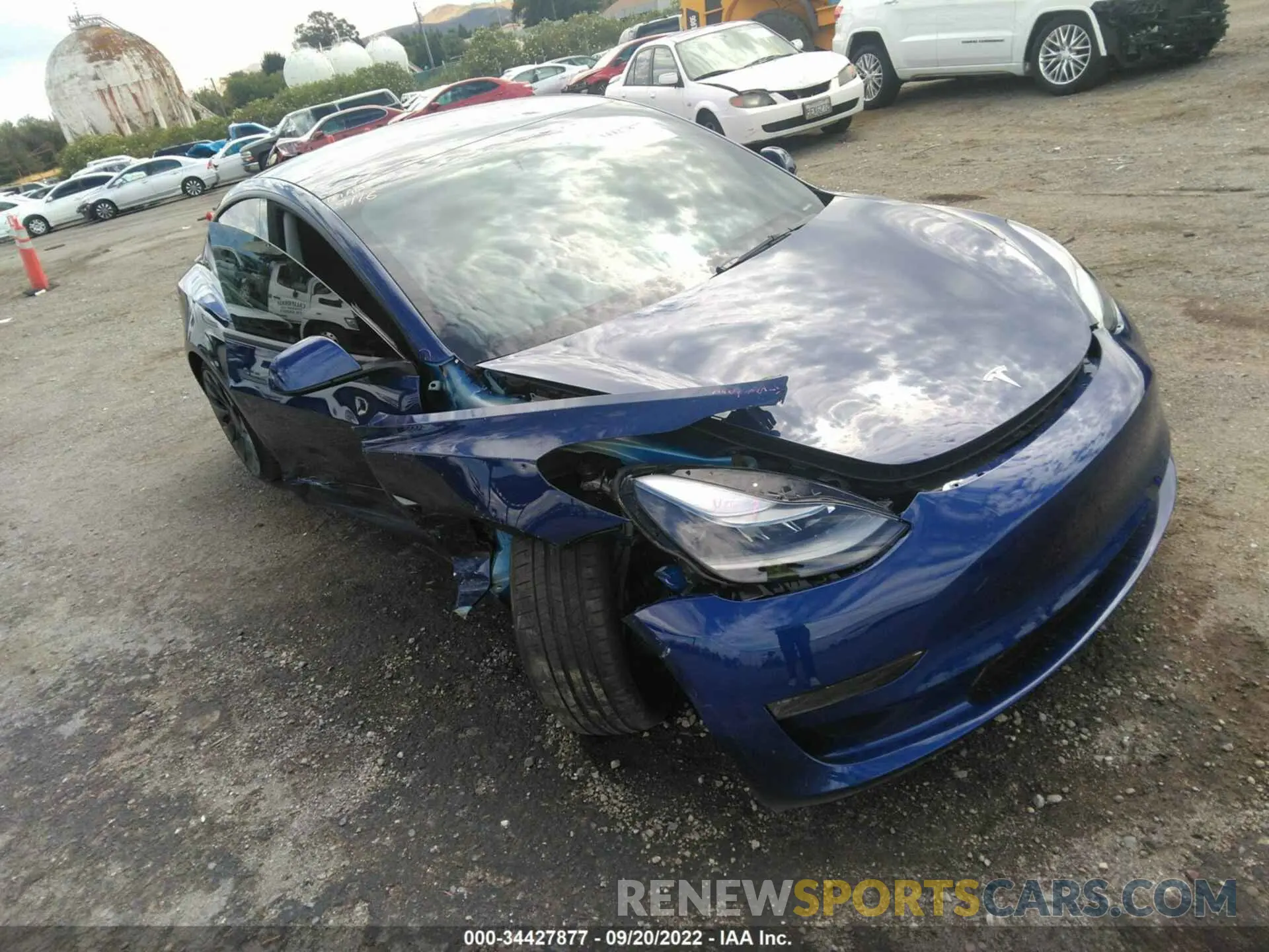 6 Фотография поврежденного автомобиля 5YJ3E1EC5NF267294 TESLA MODEL 3 2022
