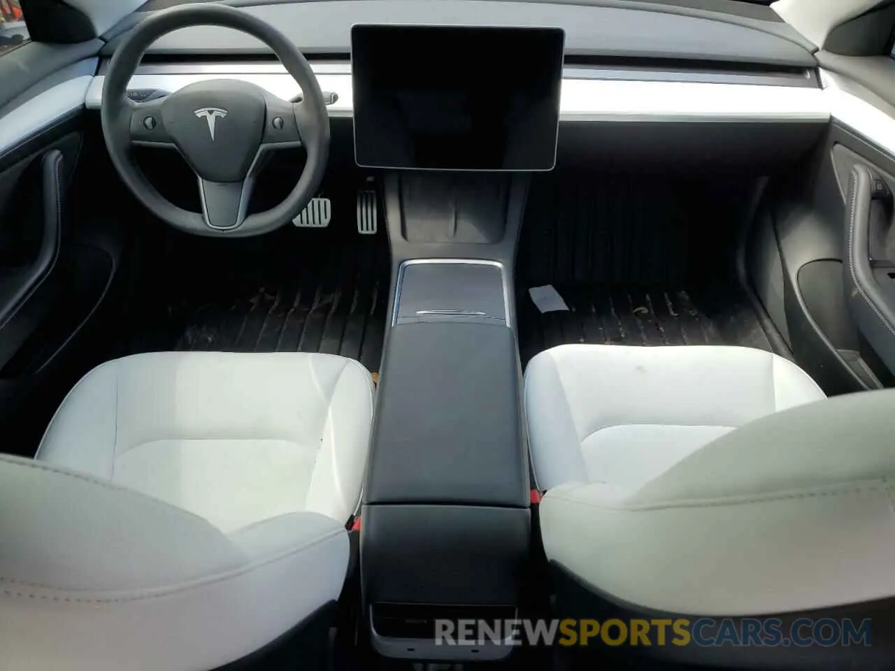 8 Photograph of a damaged car 5YJ3E1EC5NF298108 TESLA MODEL 3 2022