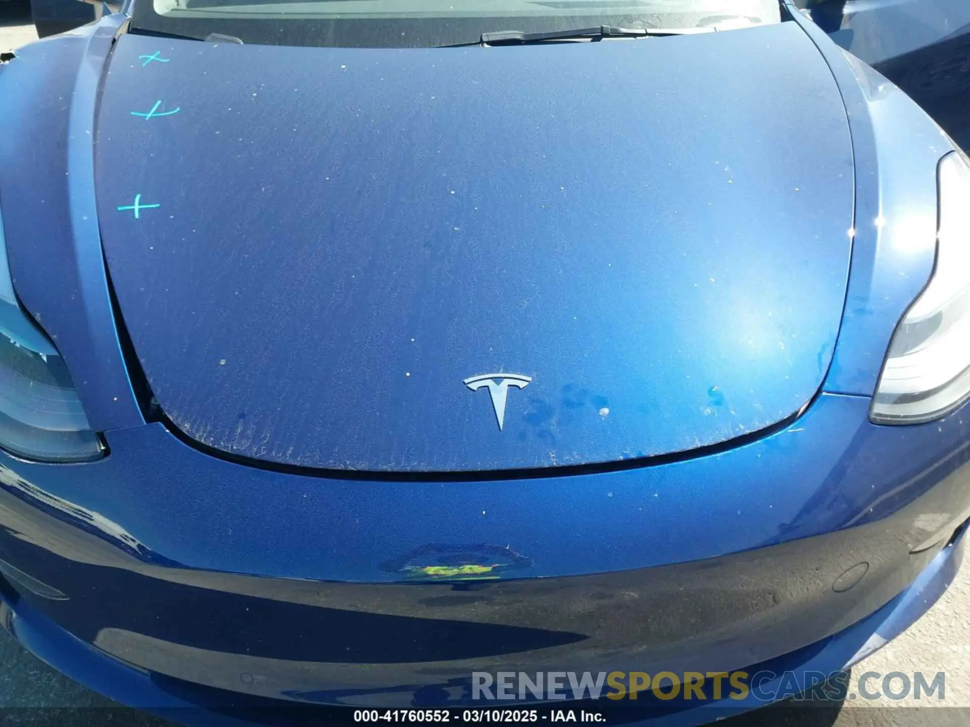 10 Photograph of a damaged car 5YJ3E1EC5NF315764 TESLA MODEL 3 2022