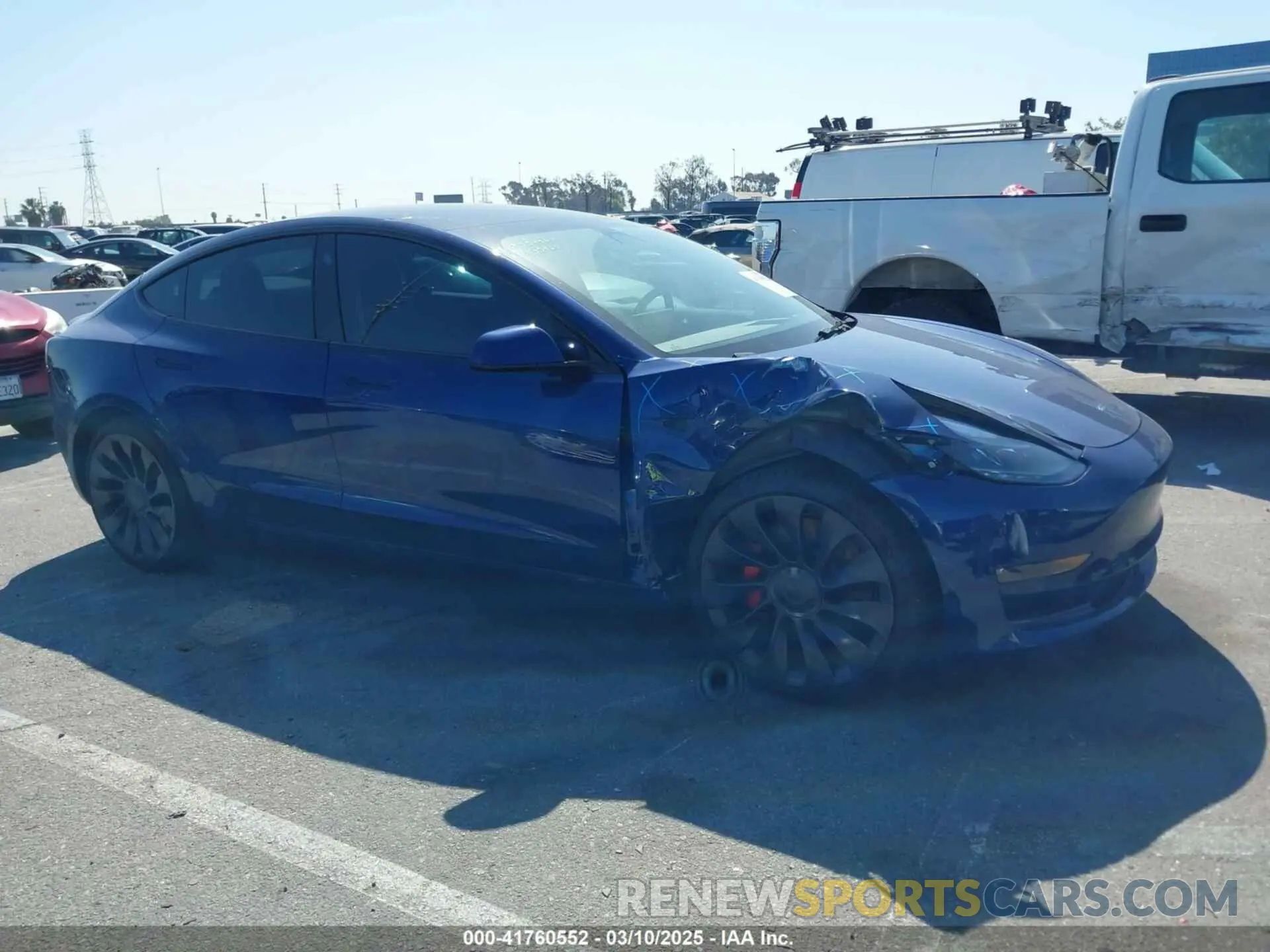13 Photograph of a damaged car 5YJ3E1EC5NF315764 TESLA MODEL 3 2022