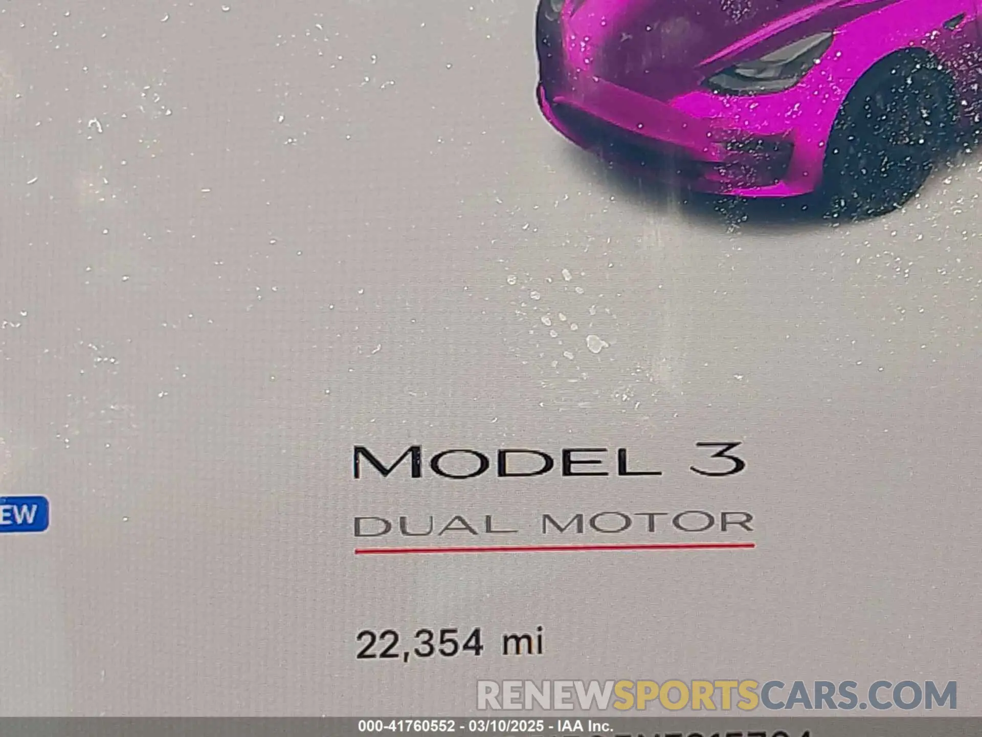 15 Photograph of a damaged car 5YJ3E1EC5NF315764 TESLA MODEL 3 2022
